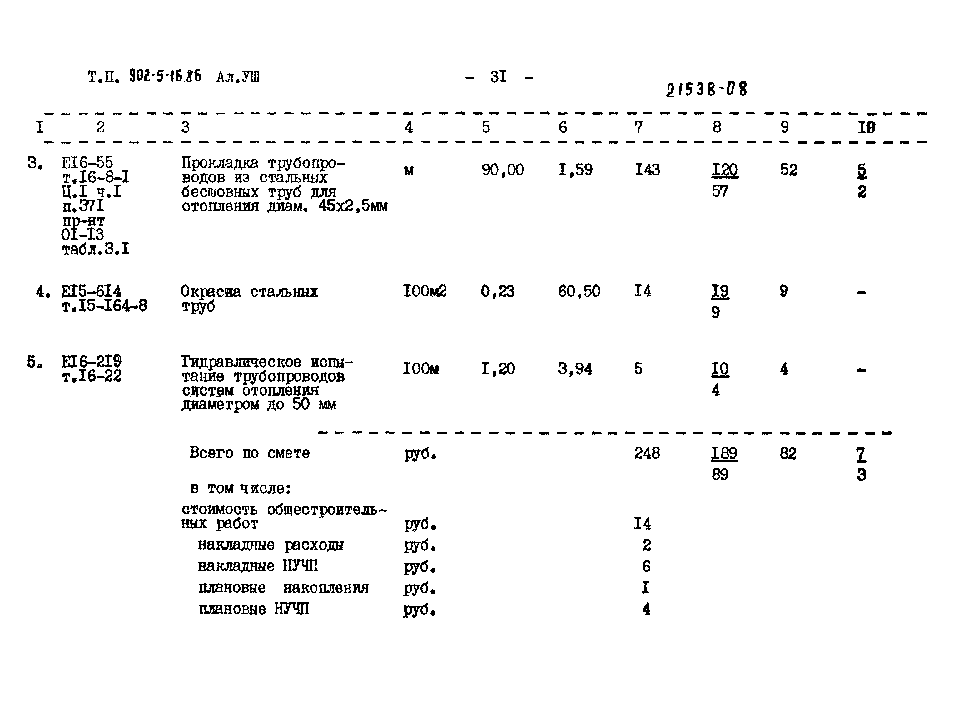 Типовой проект 902-5-16.86