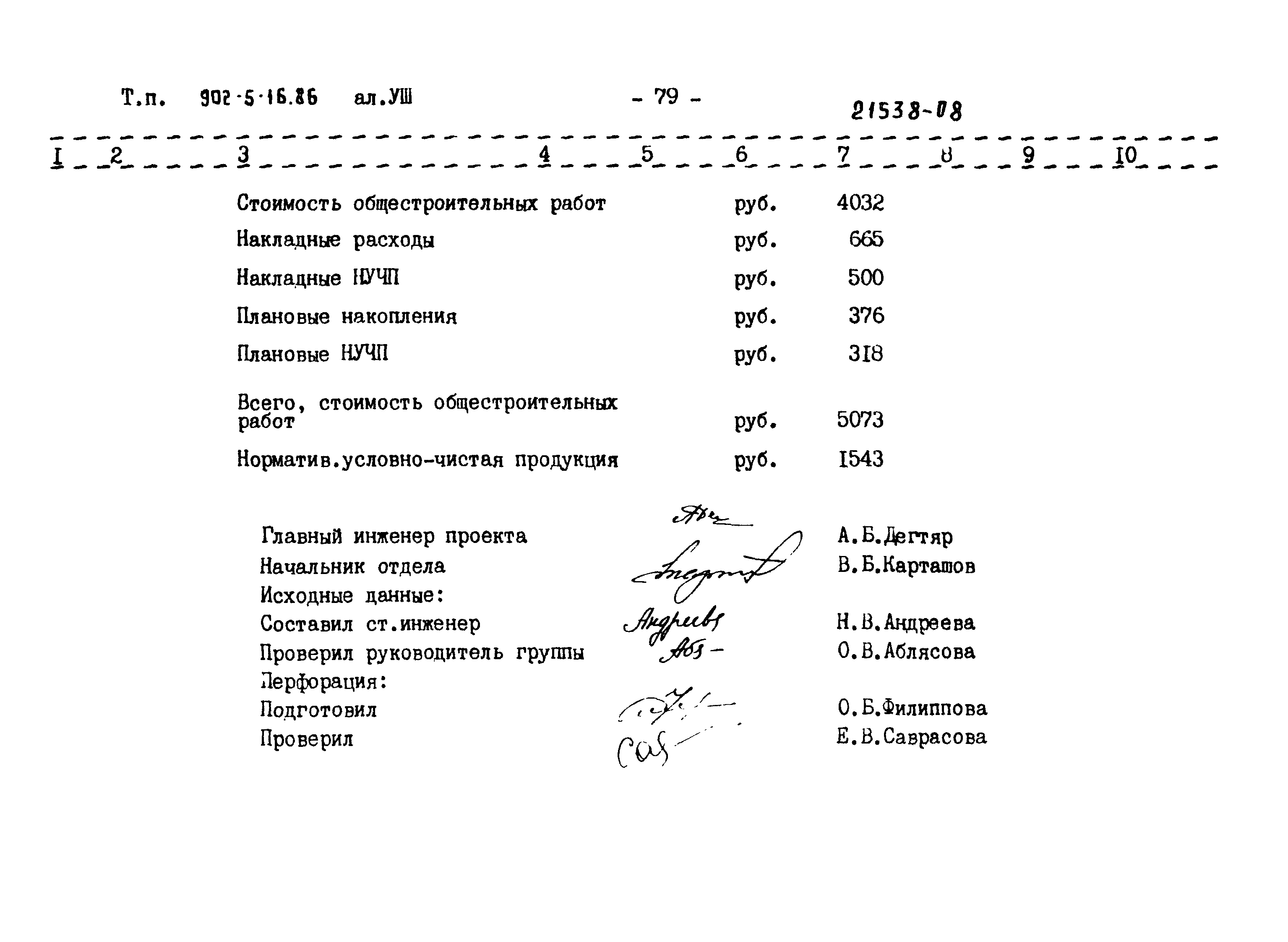 Типовой проект 902-5-16.86