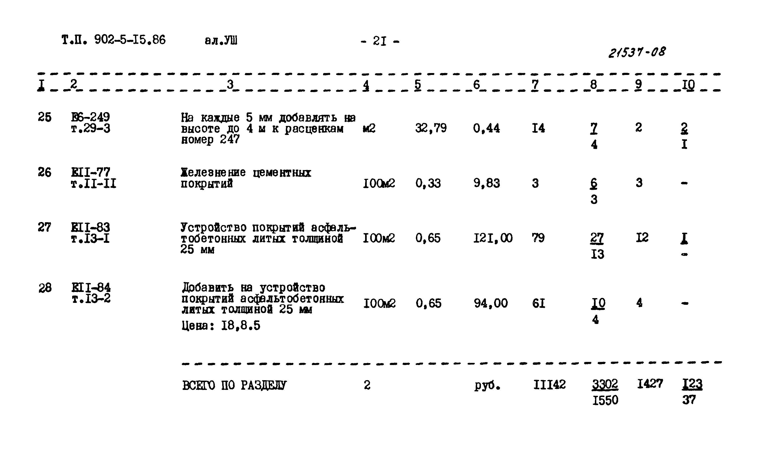 Типовой проект 902-5-15.86