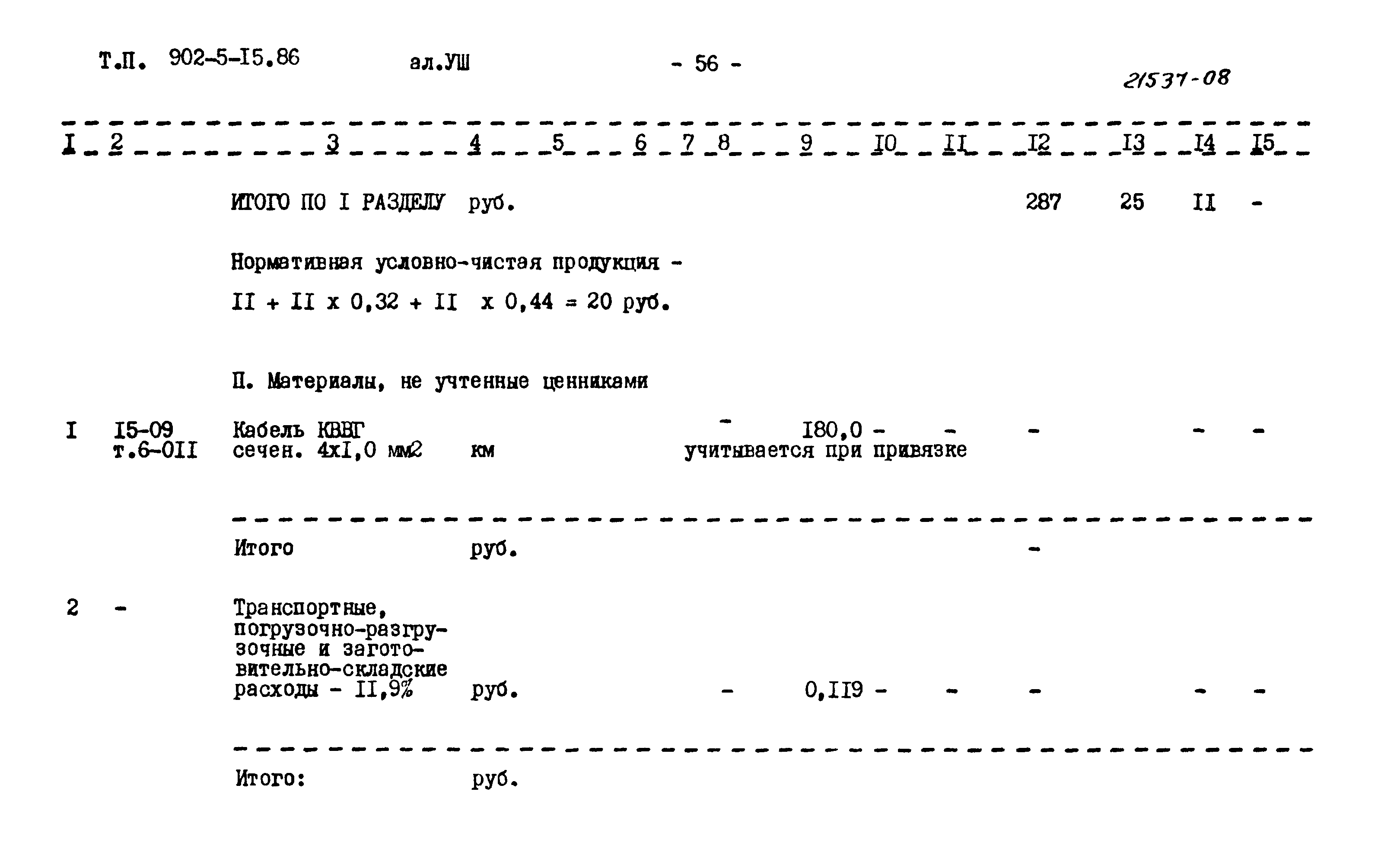 Типовой проект 902-5-15.86