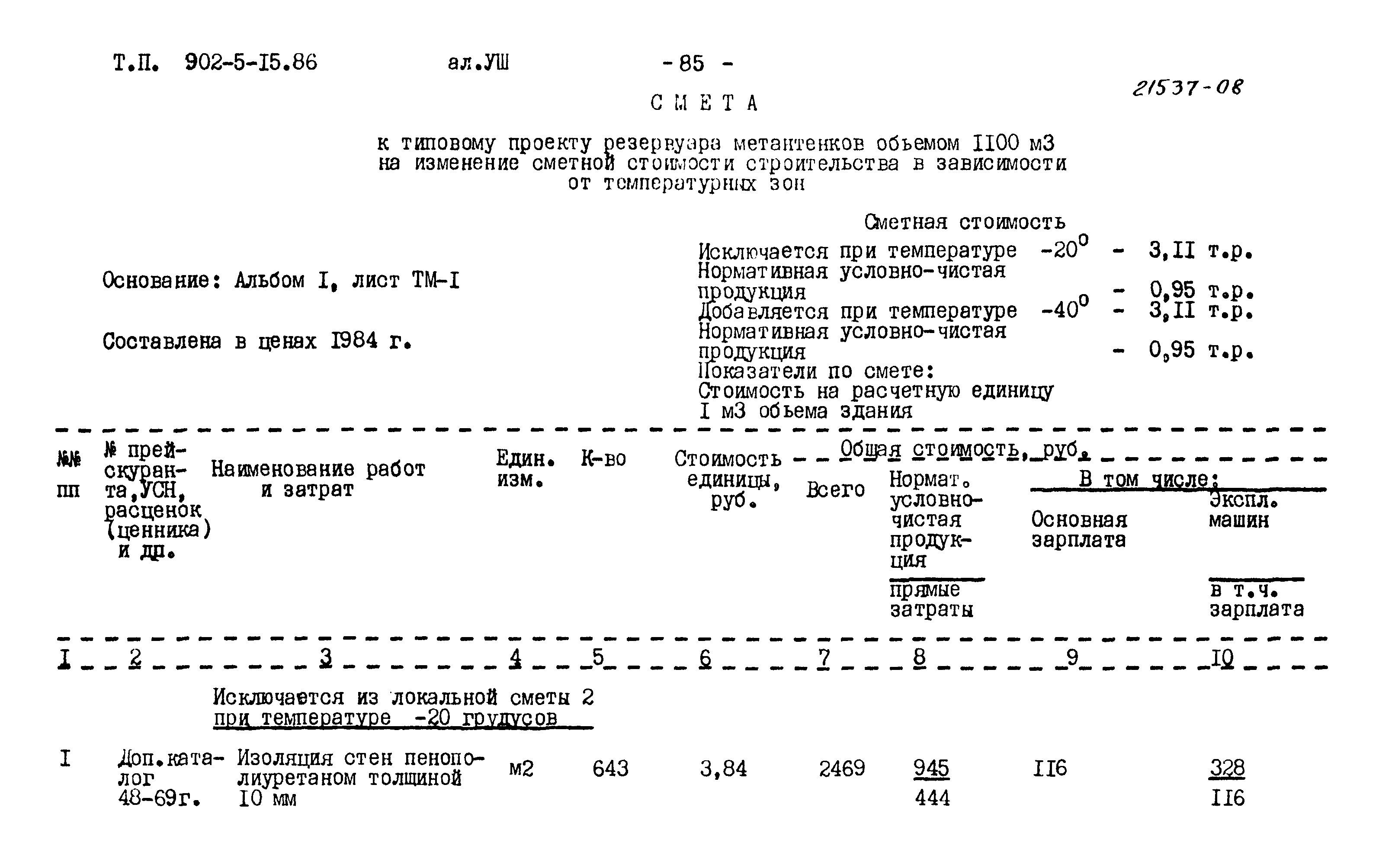 Типовой проект 902-5-15.86