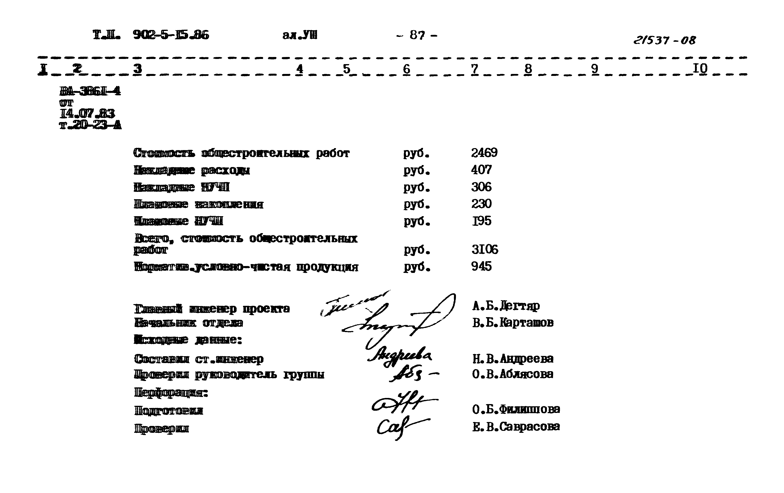 Типовой проект 902-5-15.86