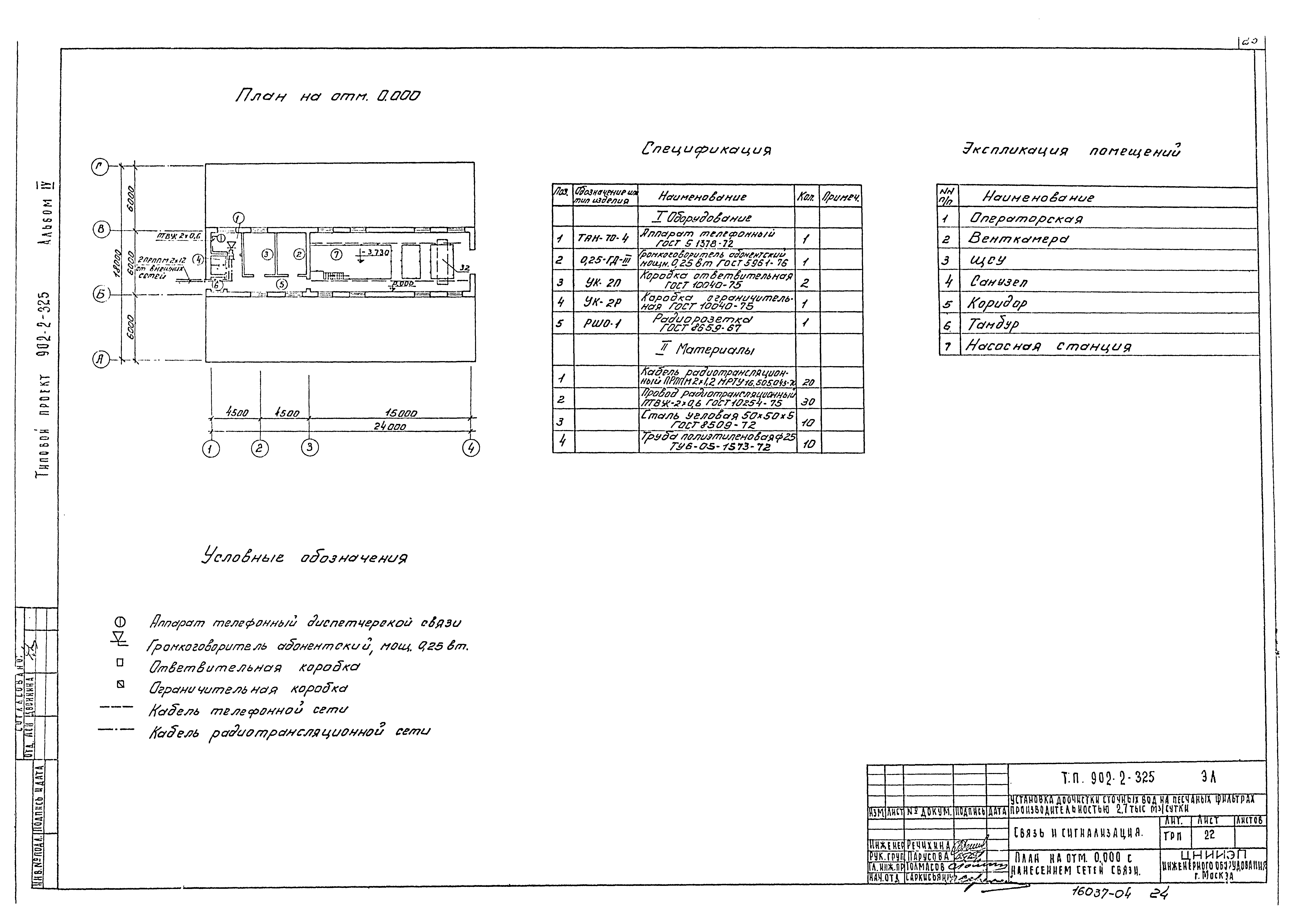 Типовой проект 902-2-325