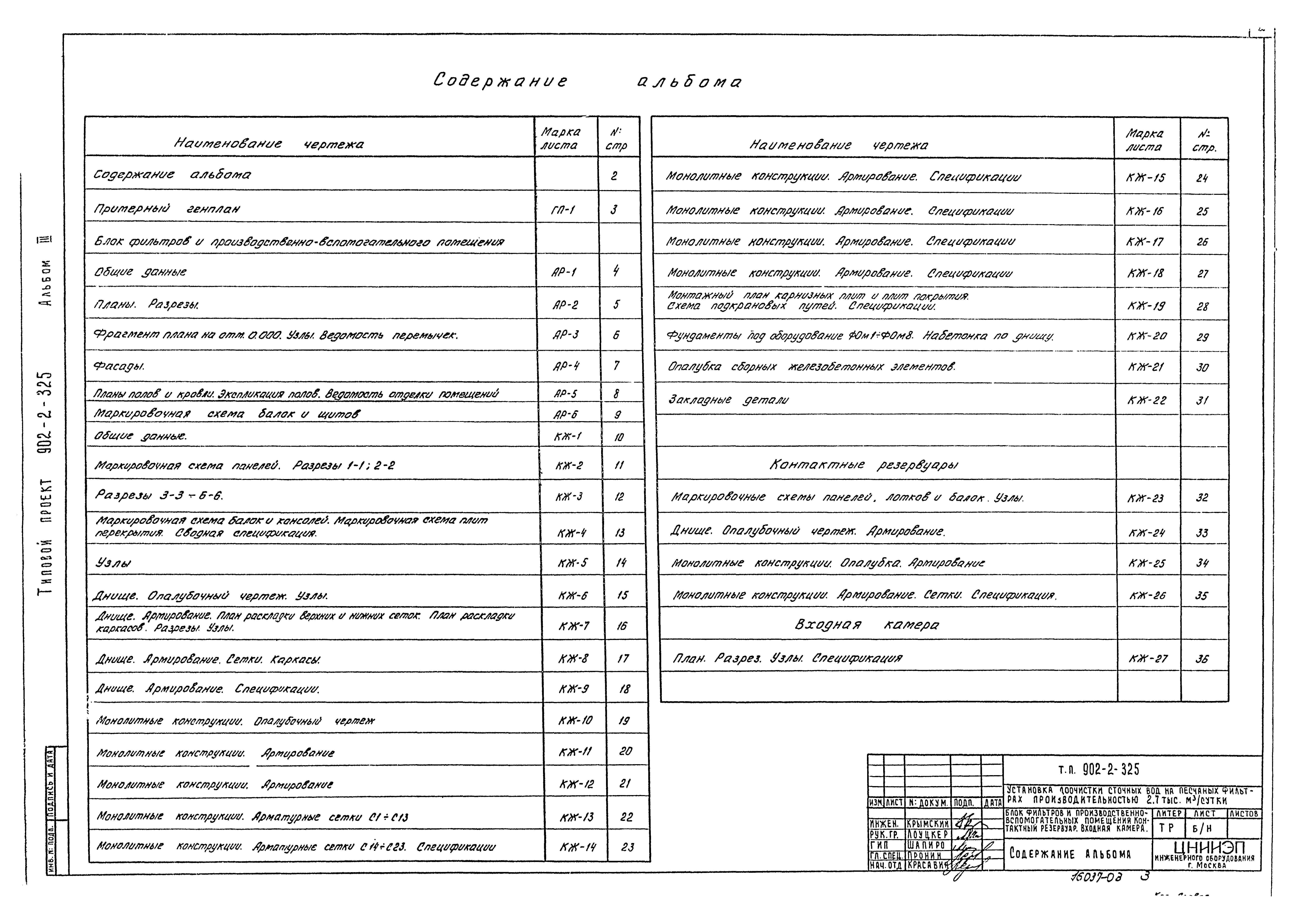 Типовой проект 902-2-325