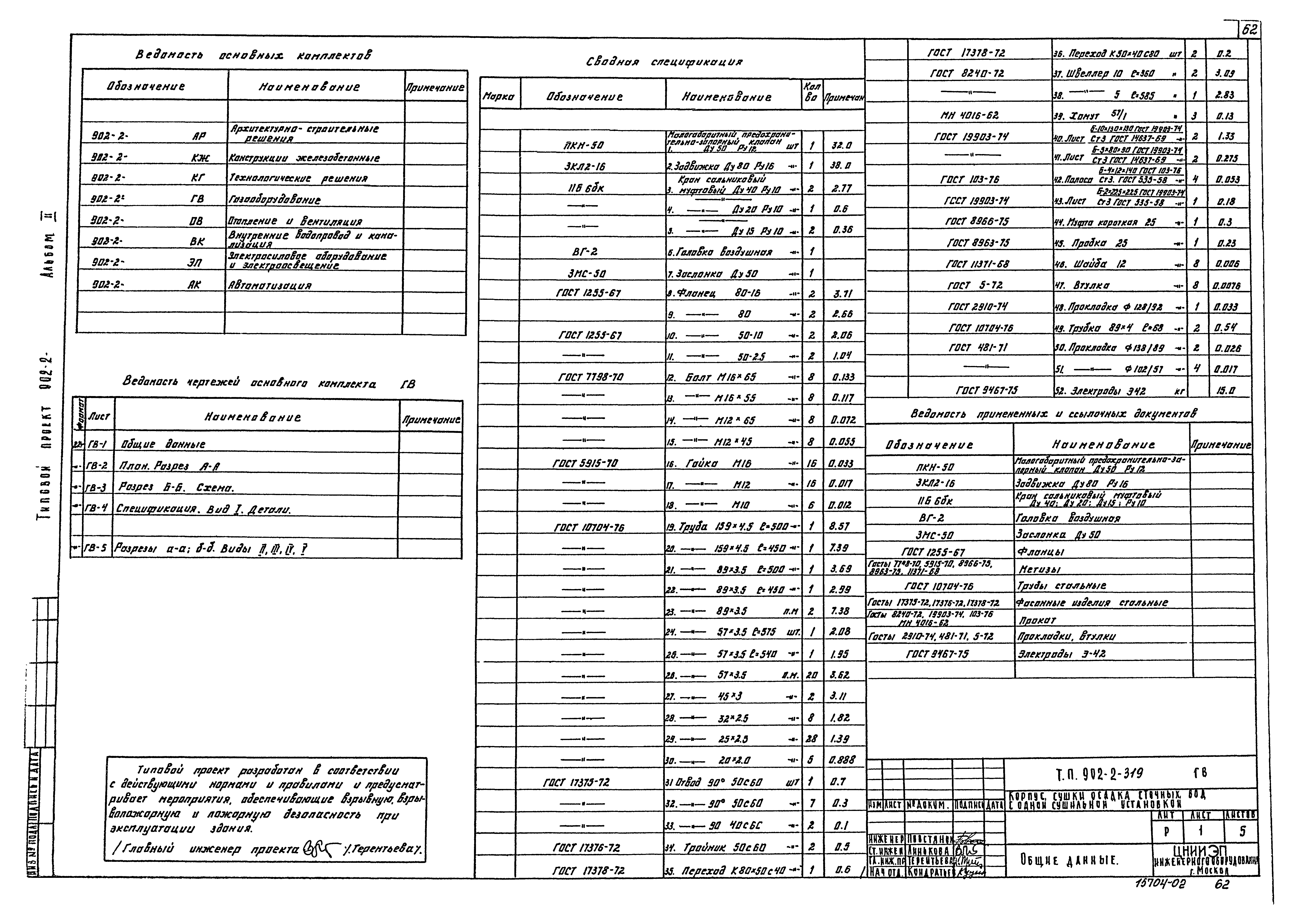 Типовой проект 902-2-319
