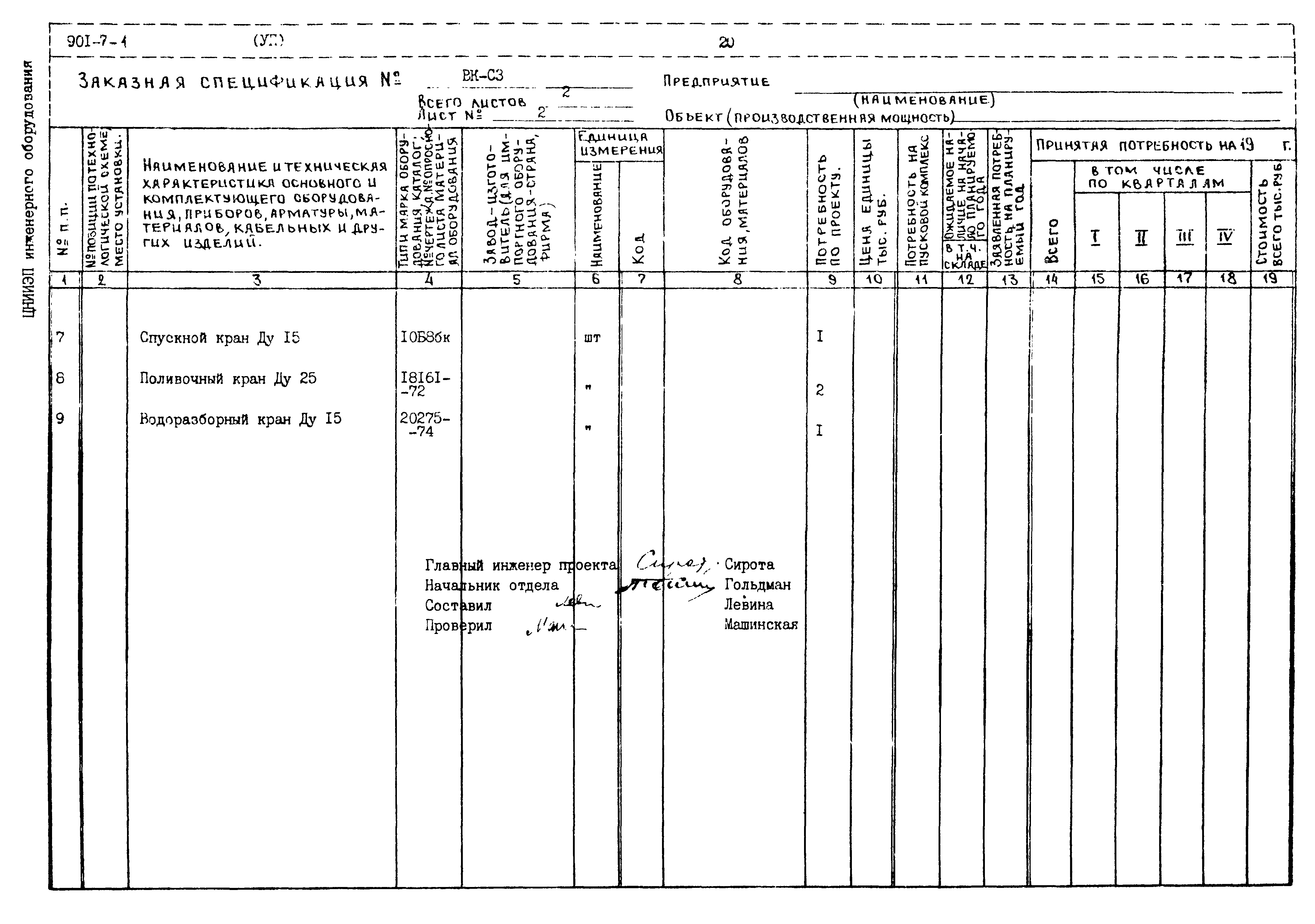 Типовой проект 901-7-1