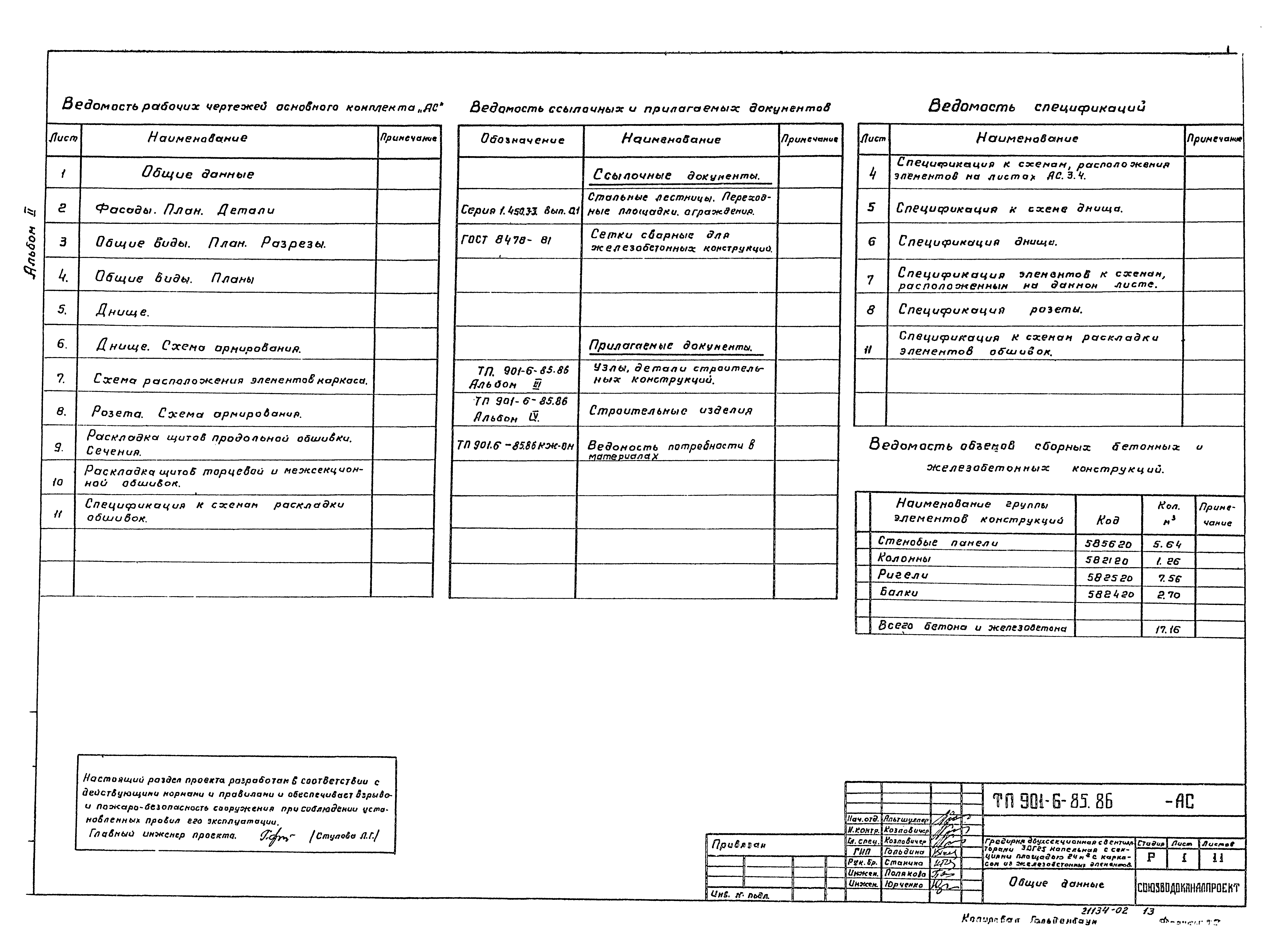 Типовой проект 901-6-85.86