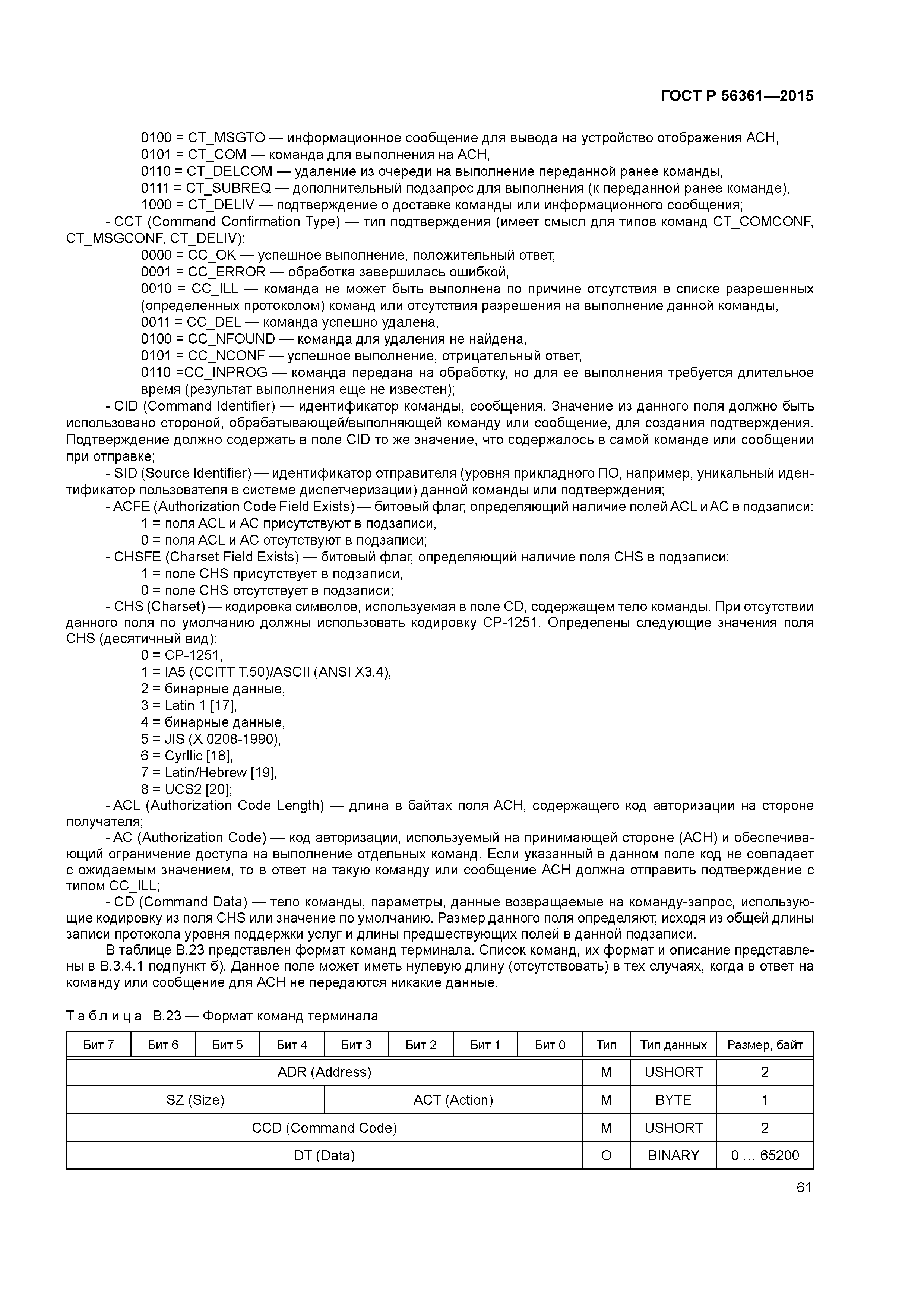 ГОСТ Р 56361-2015