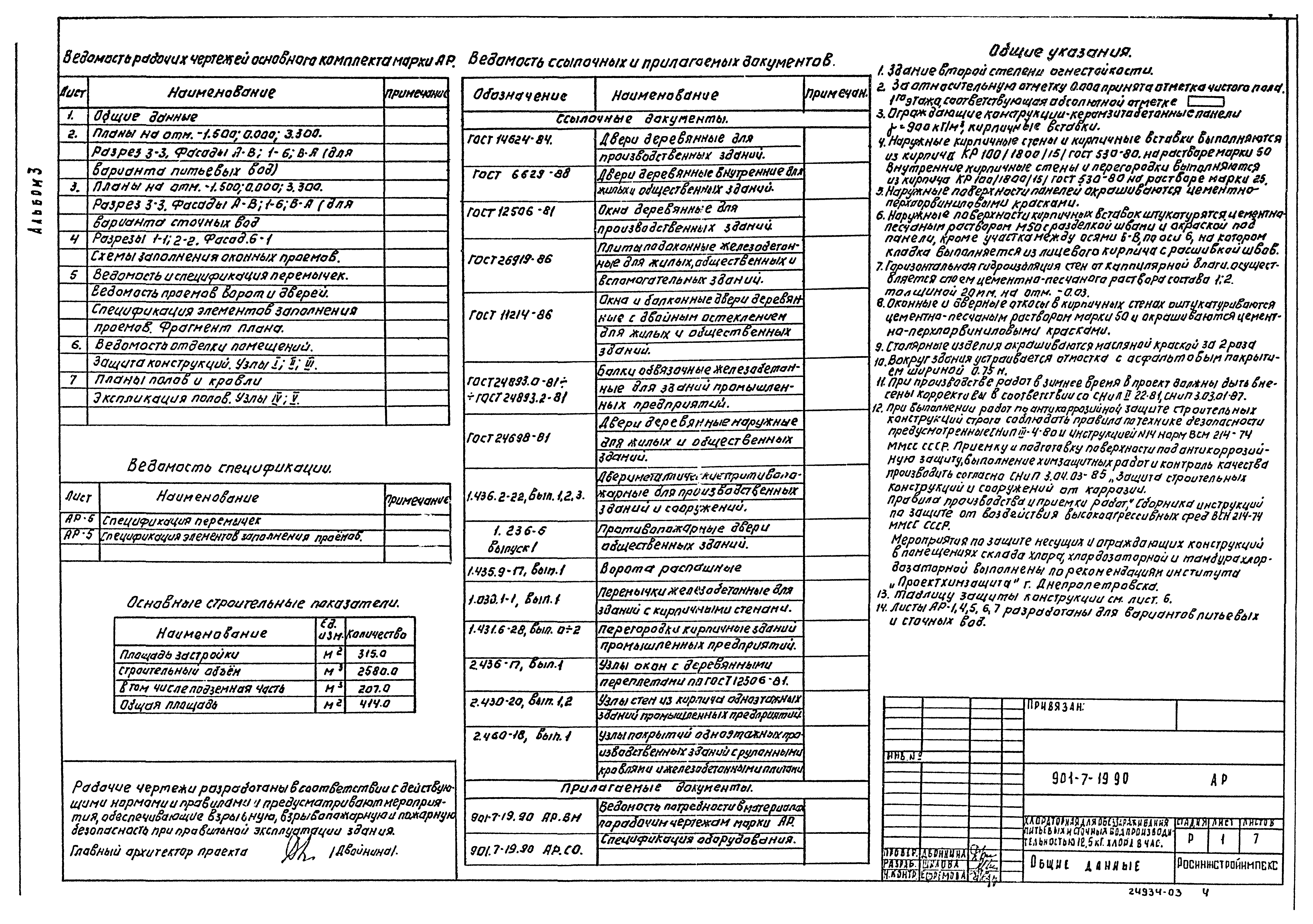 Типовой проект 901-7-19.90