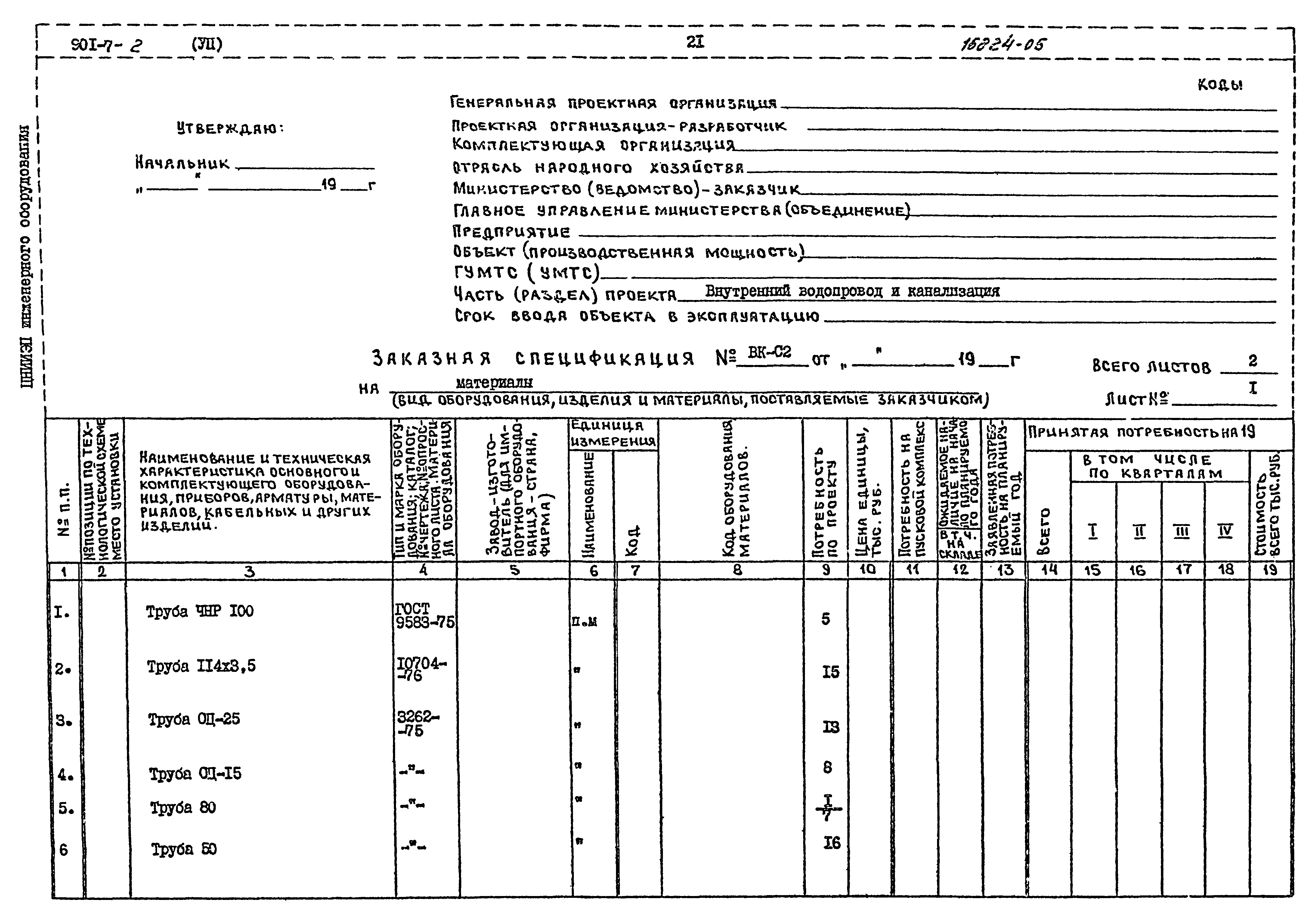 Типовой проект 901-7-2