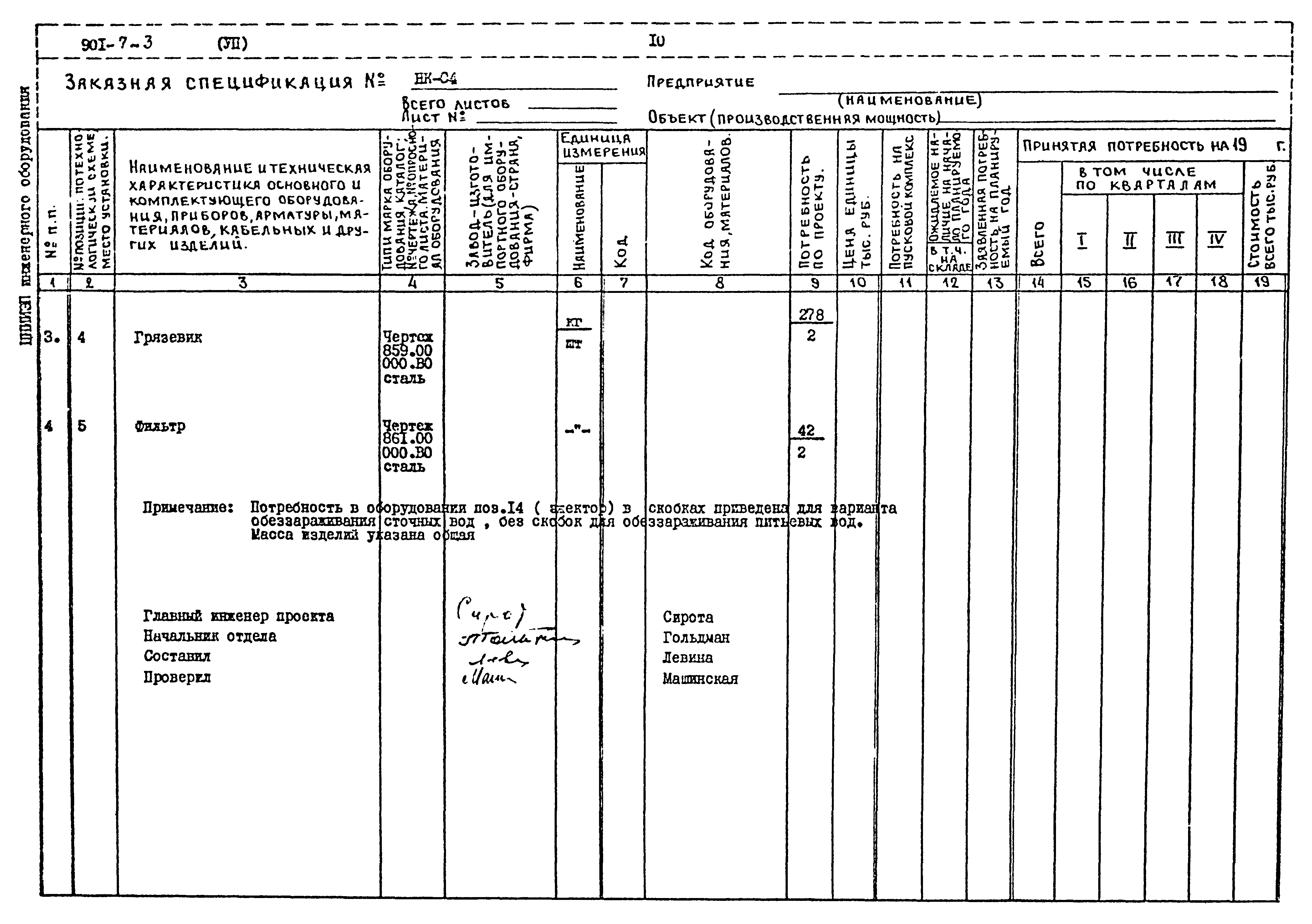 Типовой проект 901-7-3