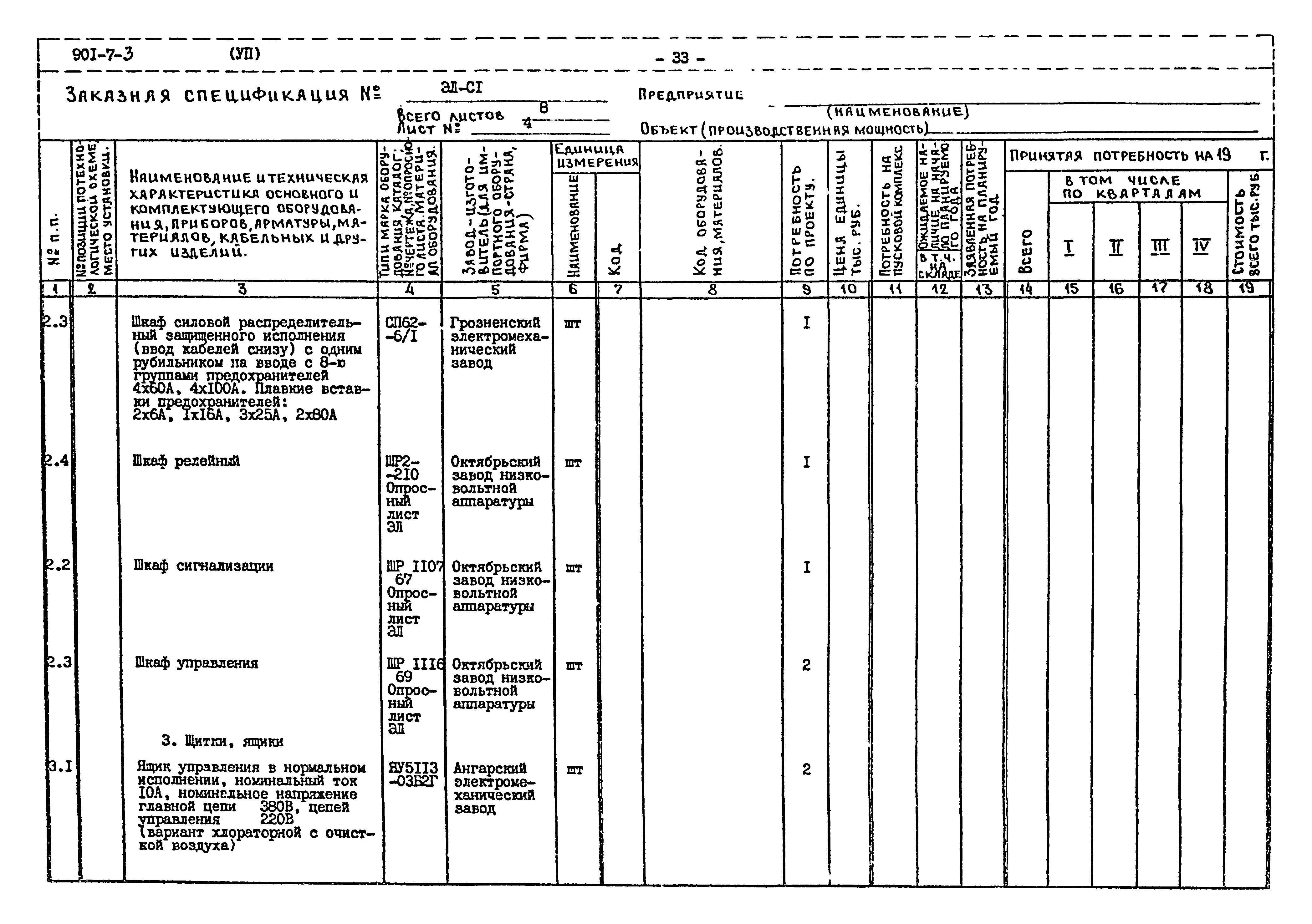 Типовой проект 901-7-3