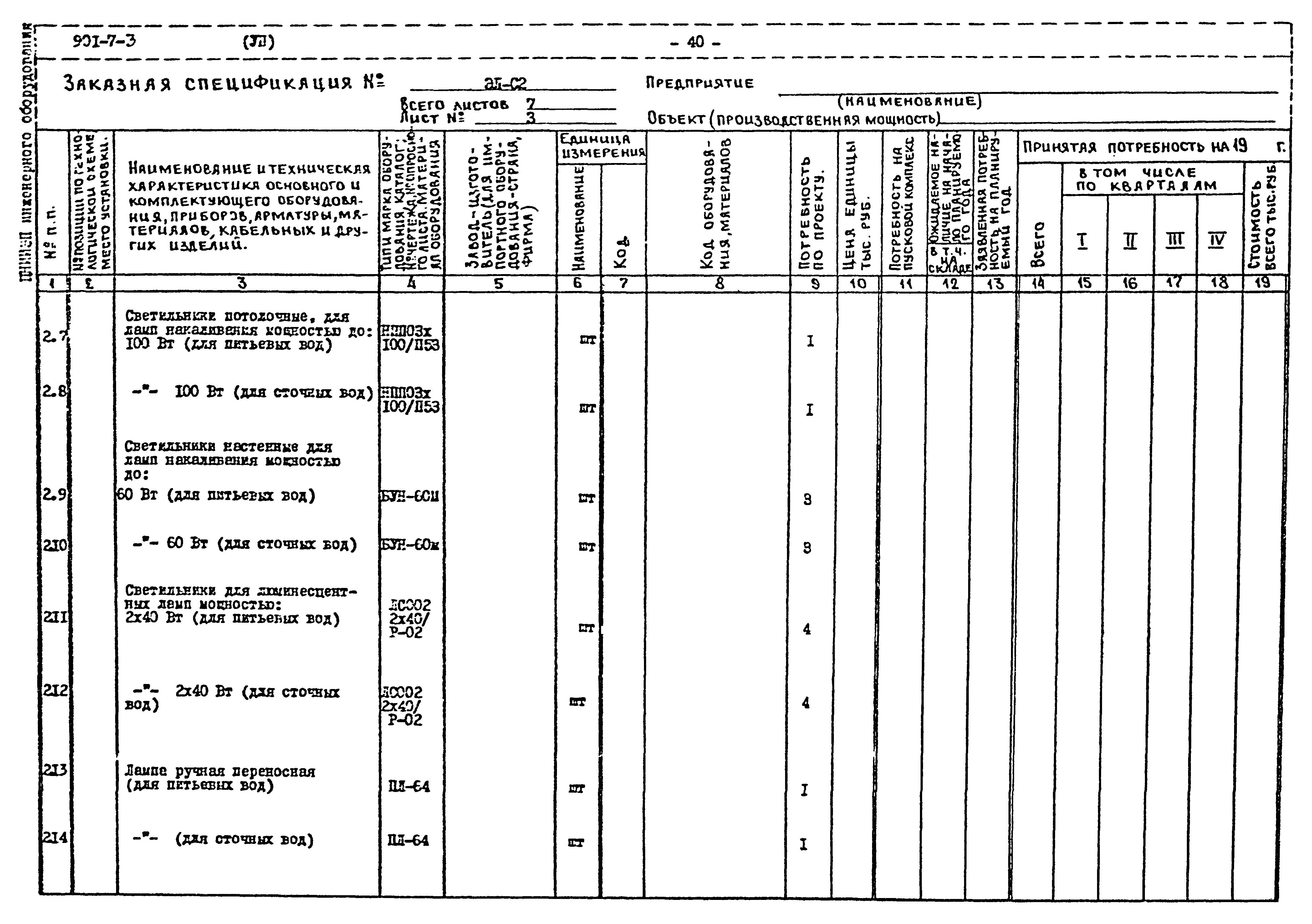 Типовой проект 901-7-3