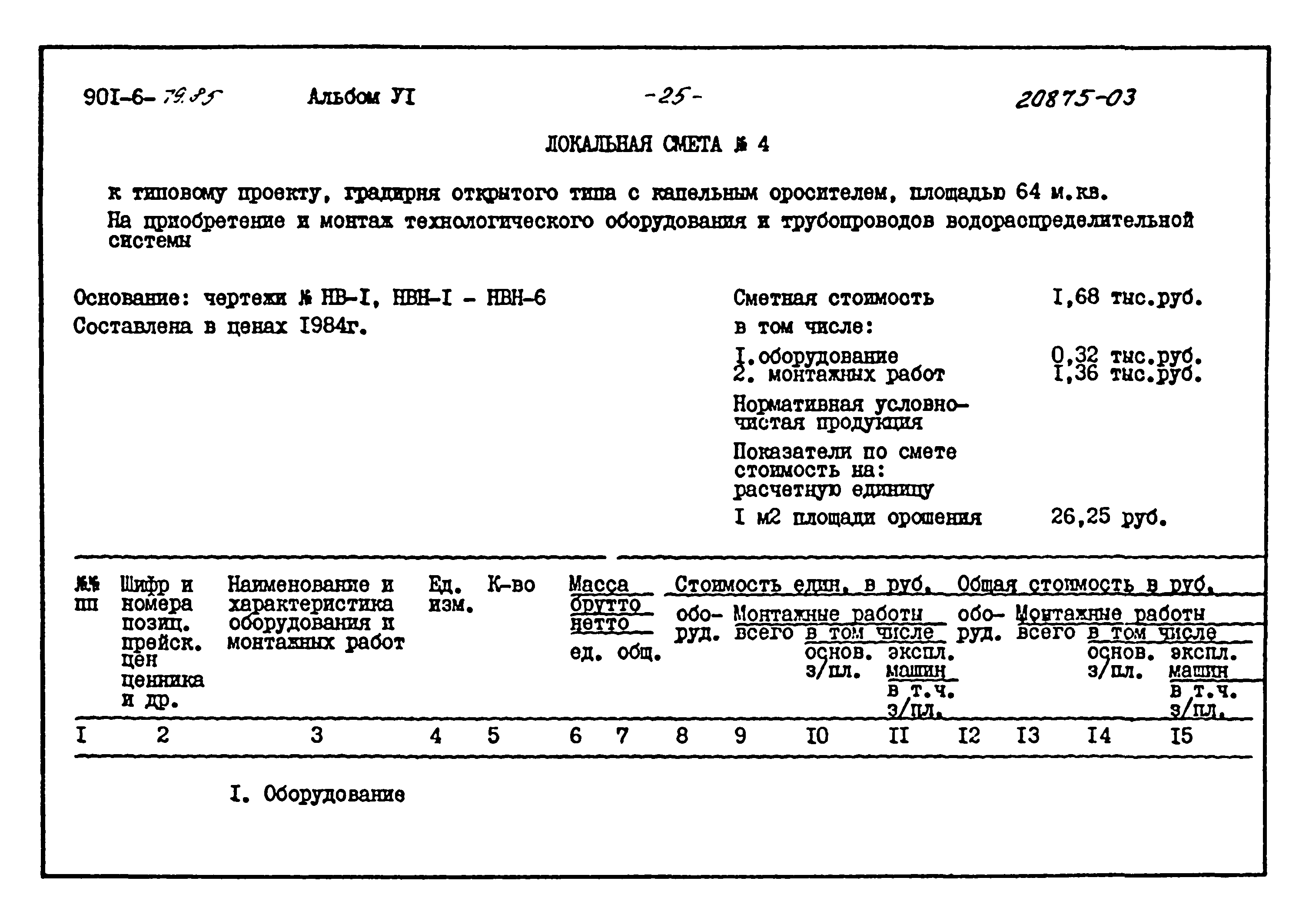 Типовой проект 901-6-79.85