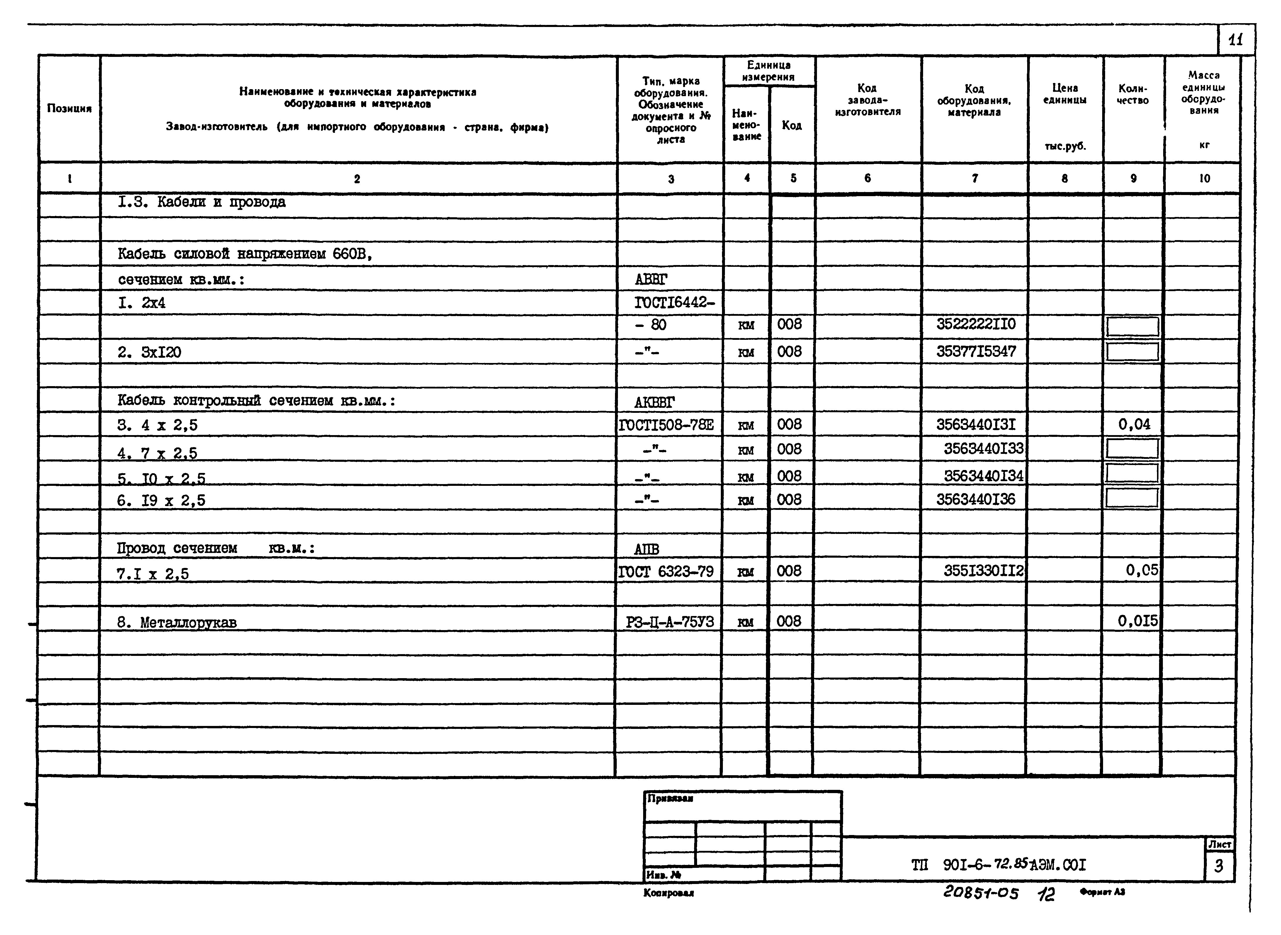 Типовой проект 901-6-72.85