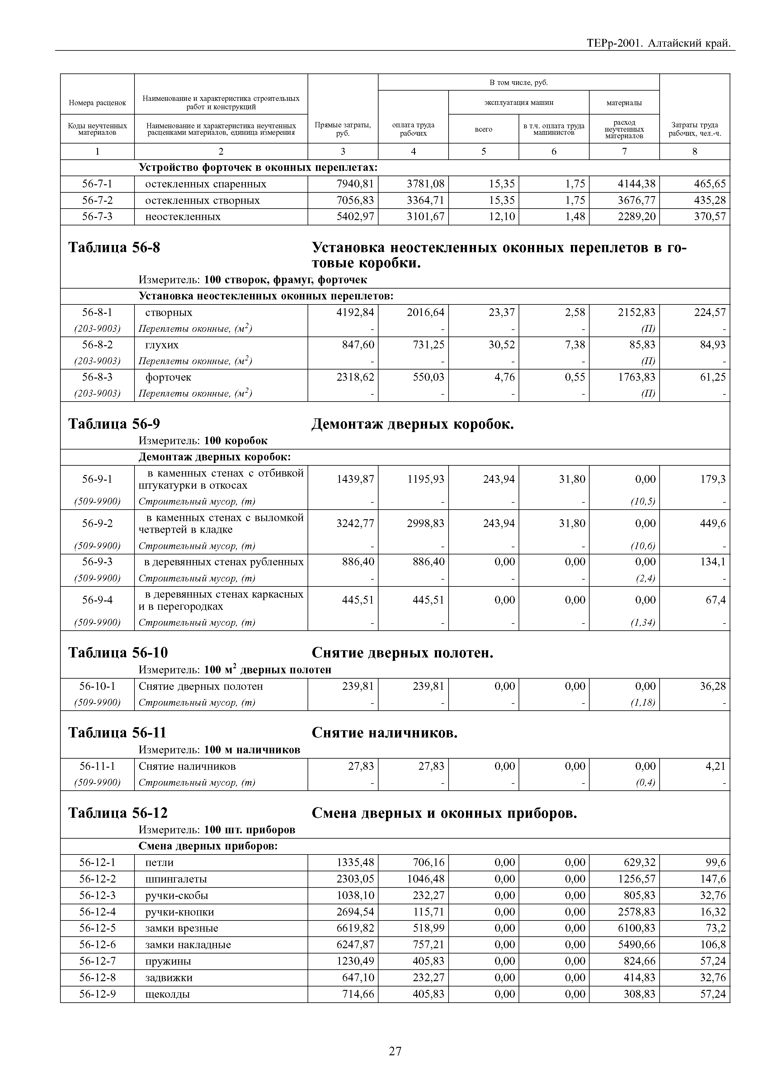 ТЕРр Алтайский край 2001