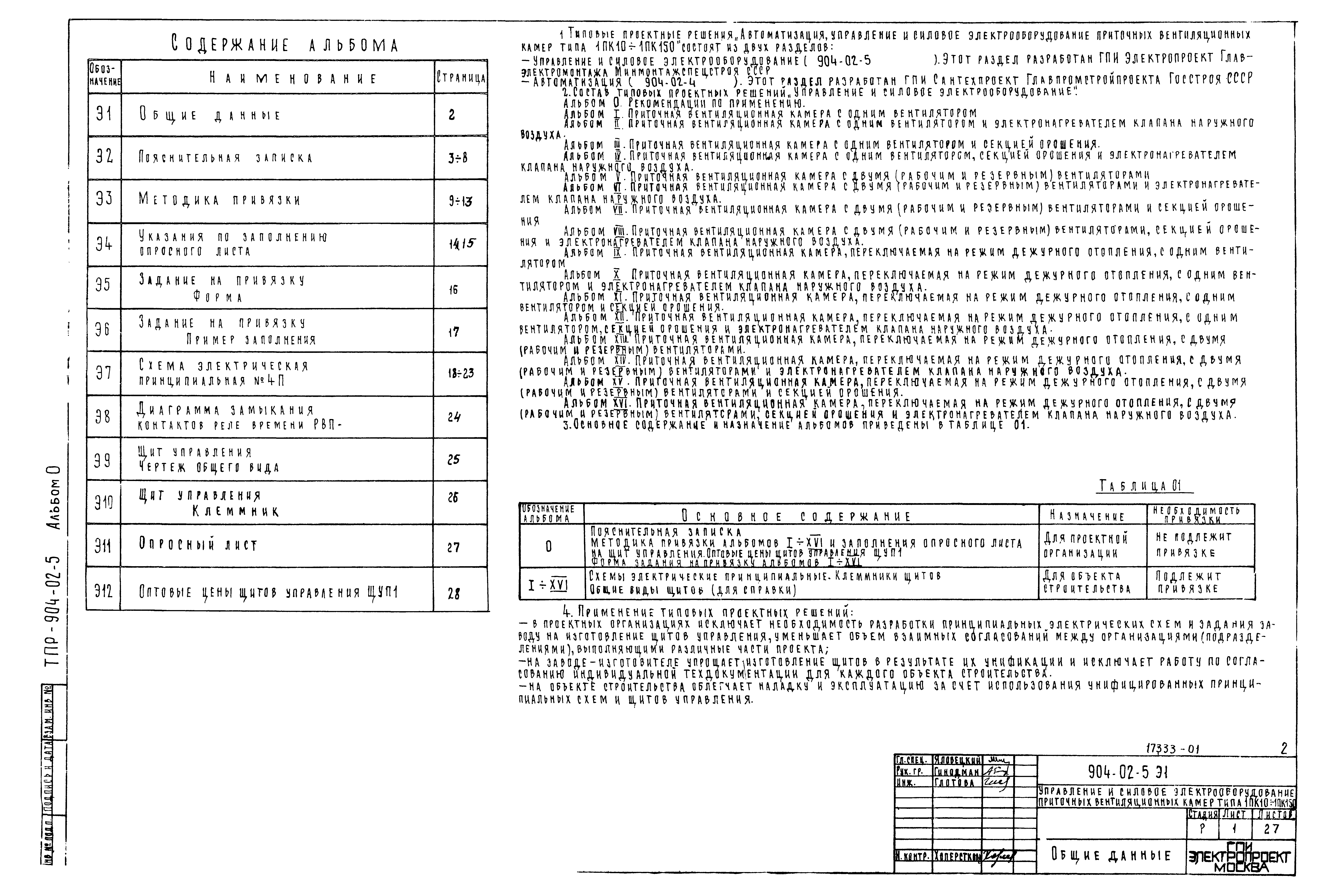 Типовые проектные решения 904-02-5