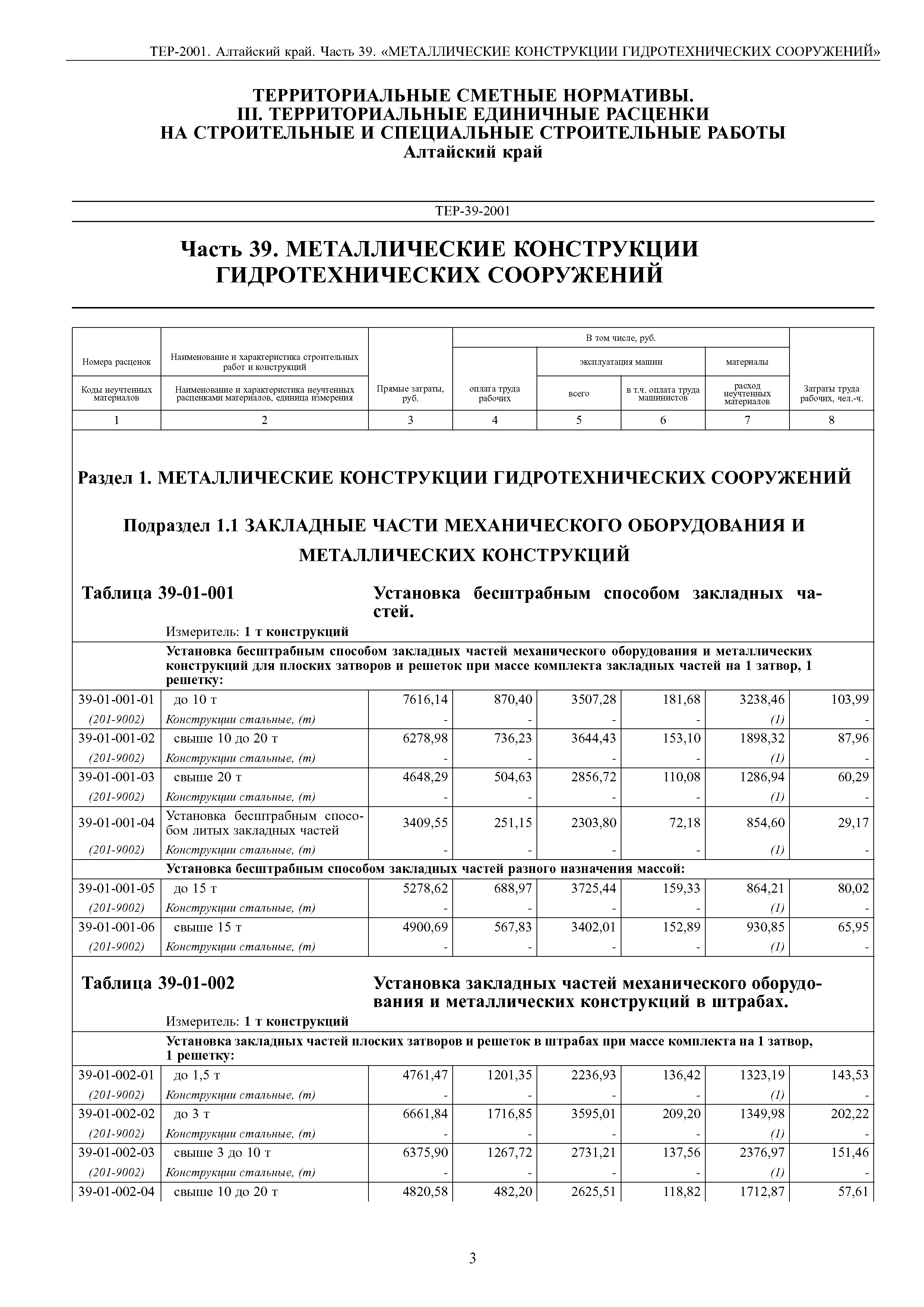 ТЕР Алтайский край 2001-39