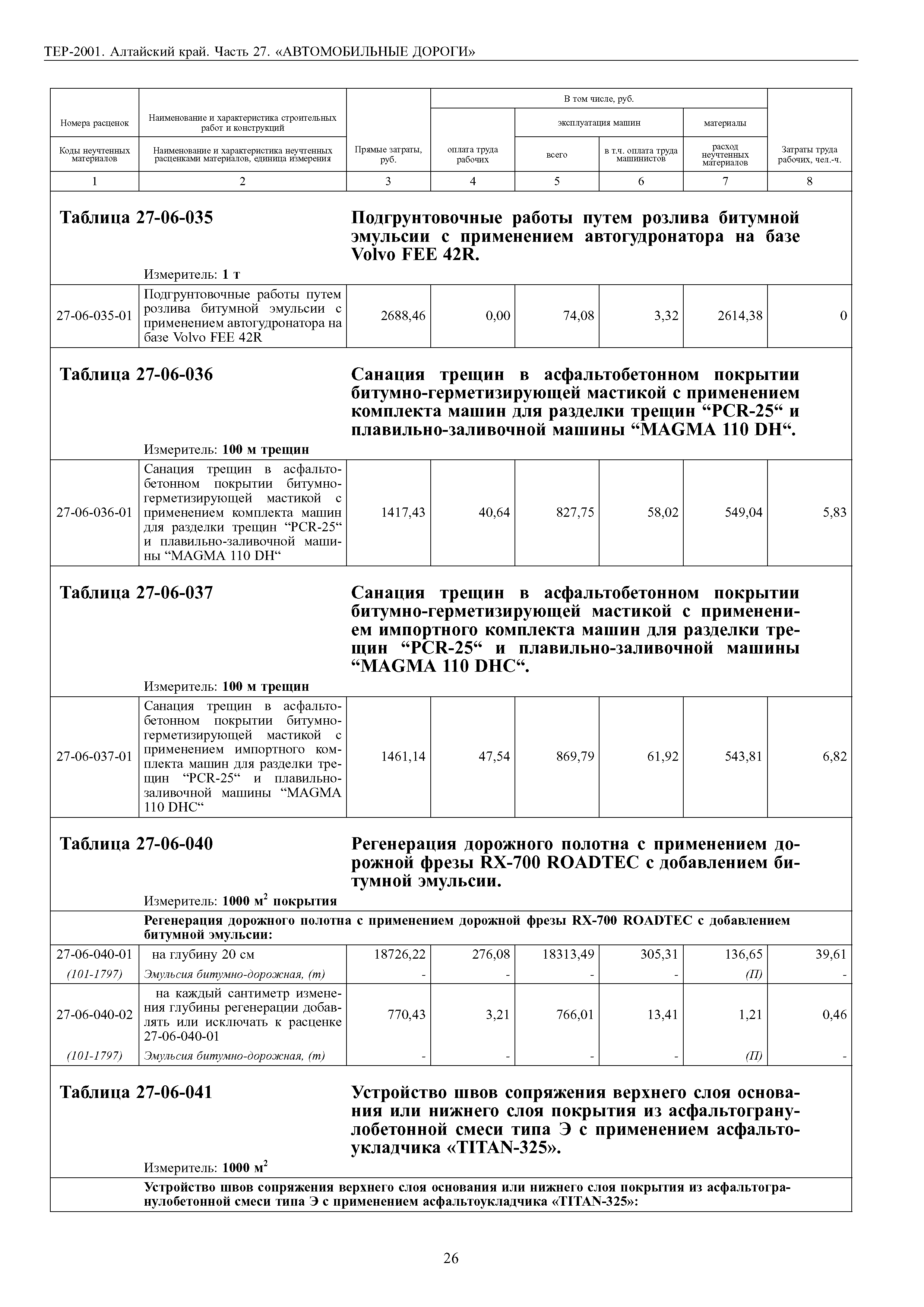 ТЕР Алтайский край 2001-27