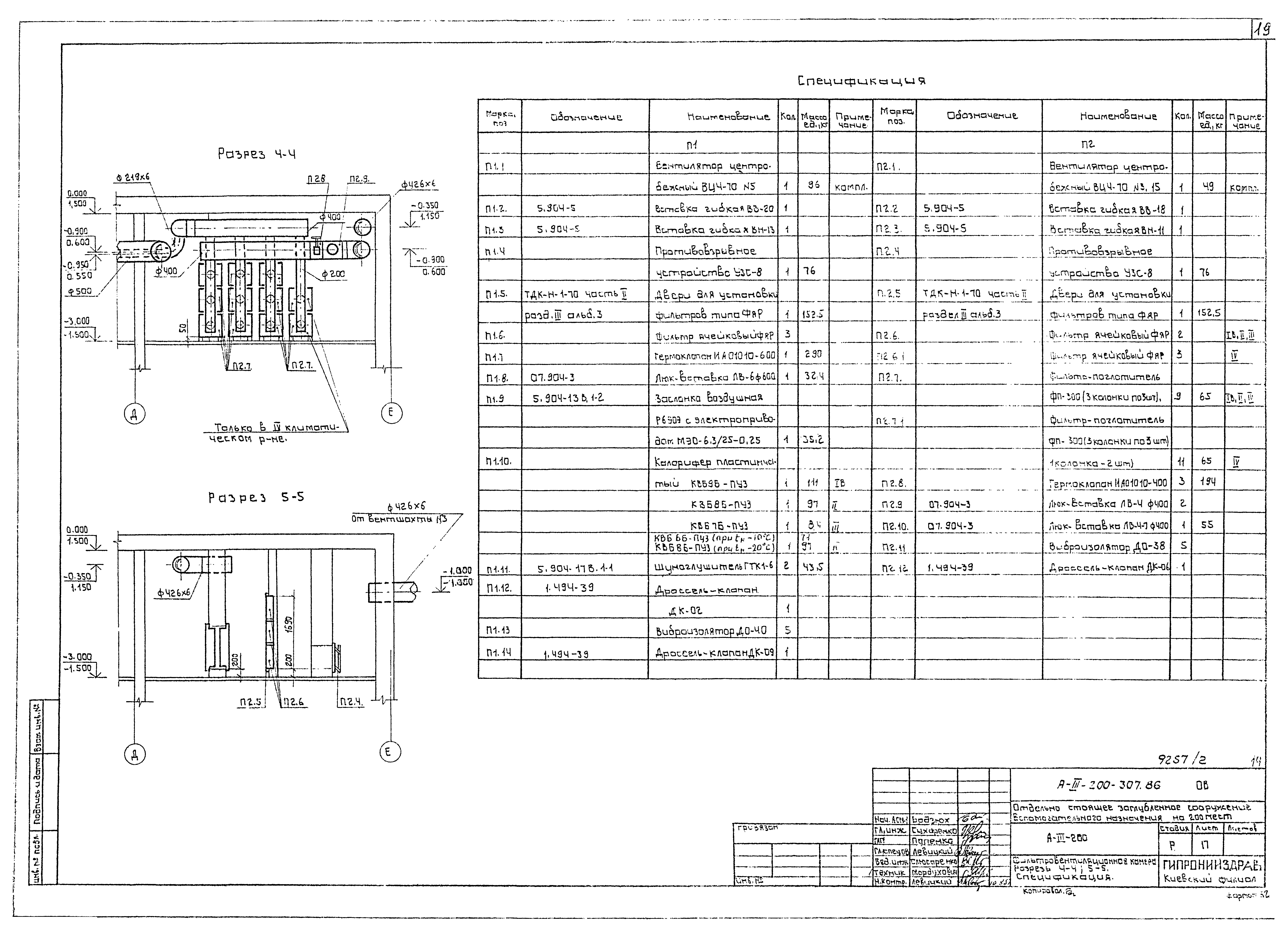 Типовой проект А-III-200-307.86
