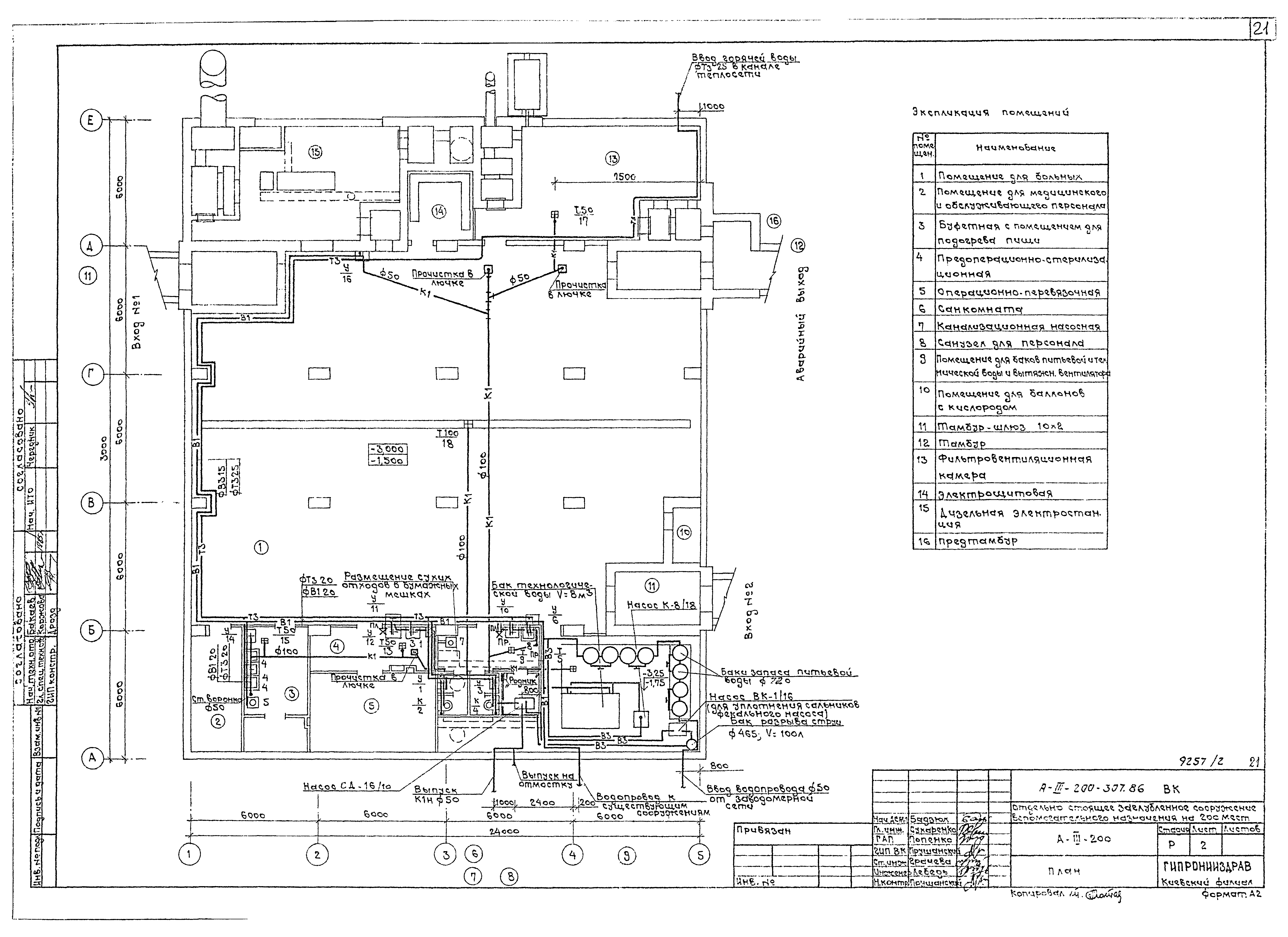 Типовой проект А-III-200-307.86