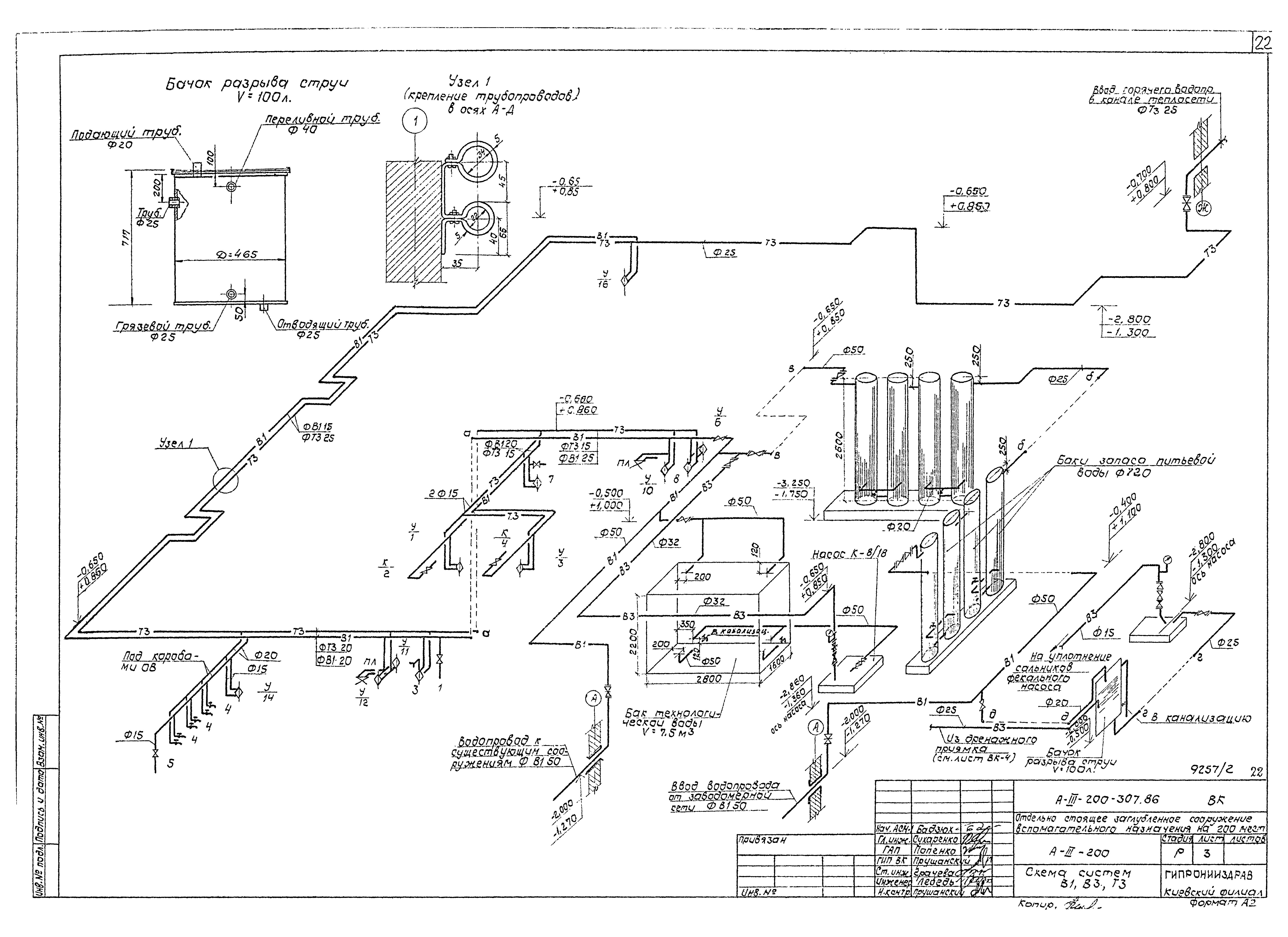 Типовой проект А-III-200-307.86