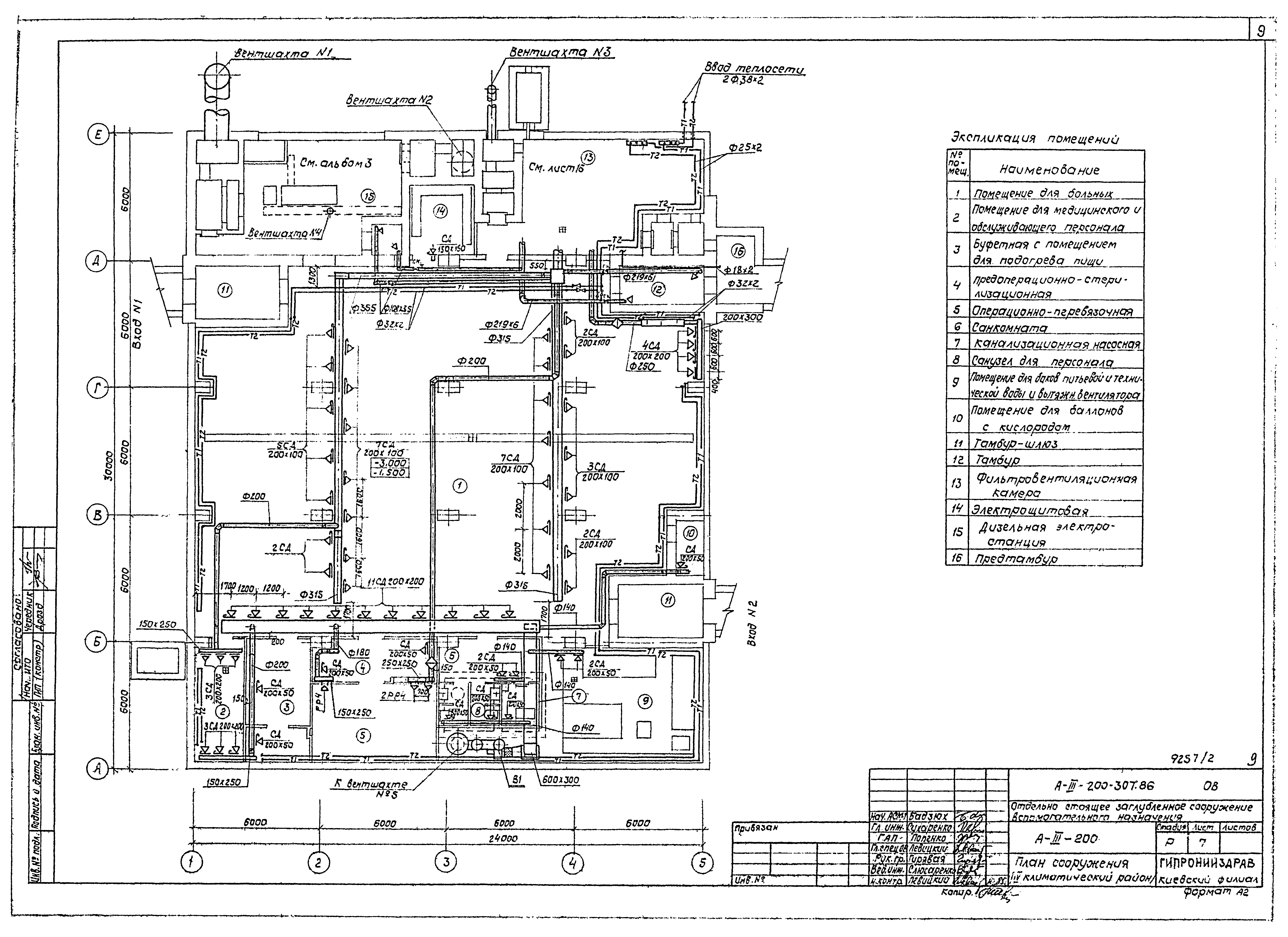 Типовой проект А-III-200-307.86