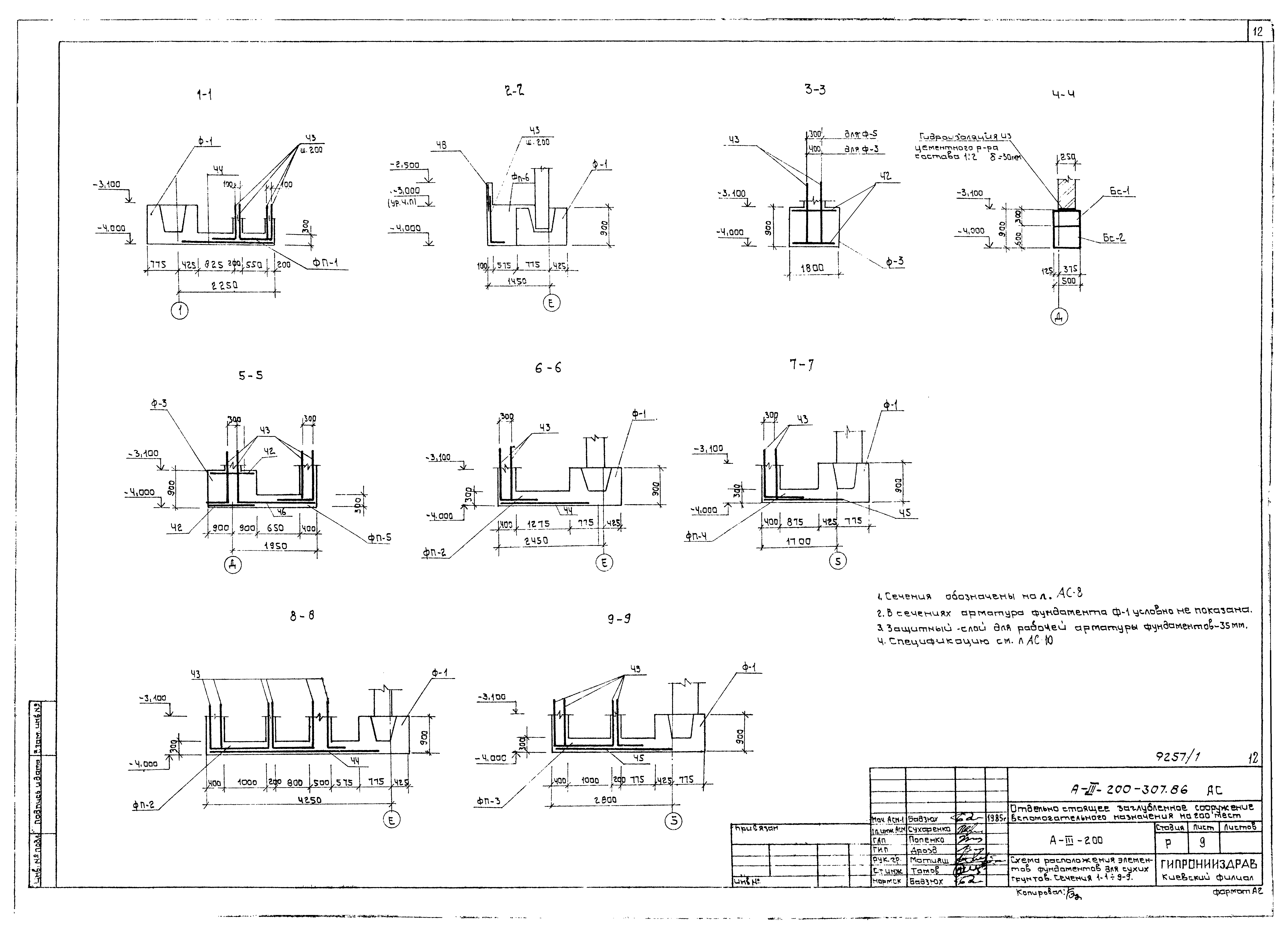 Типовой проект А-III-200-307.86