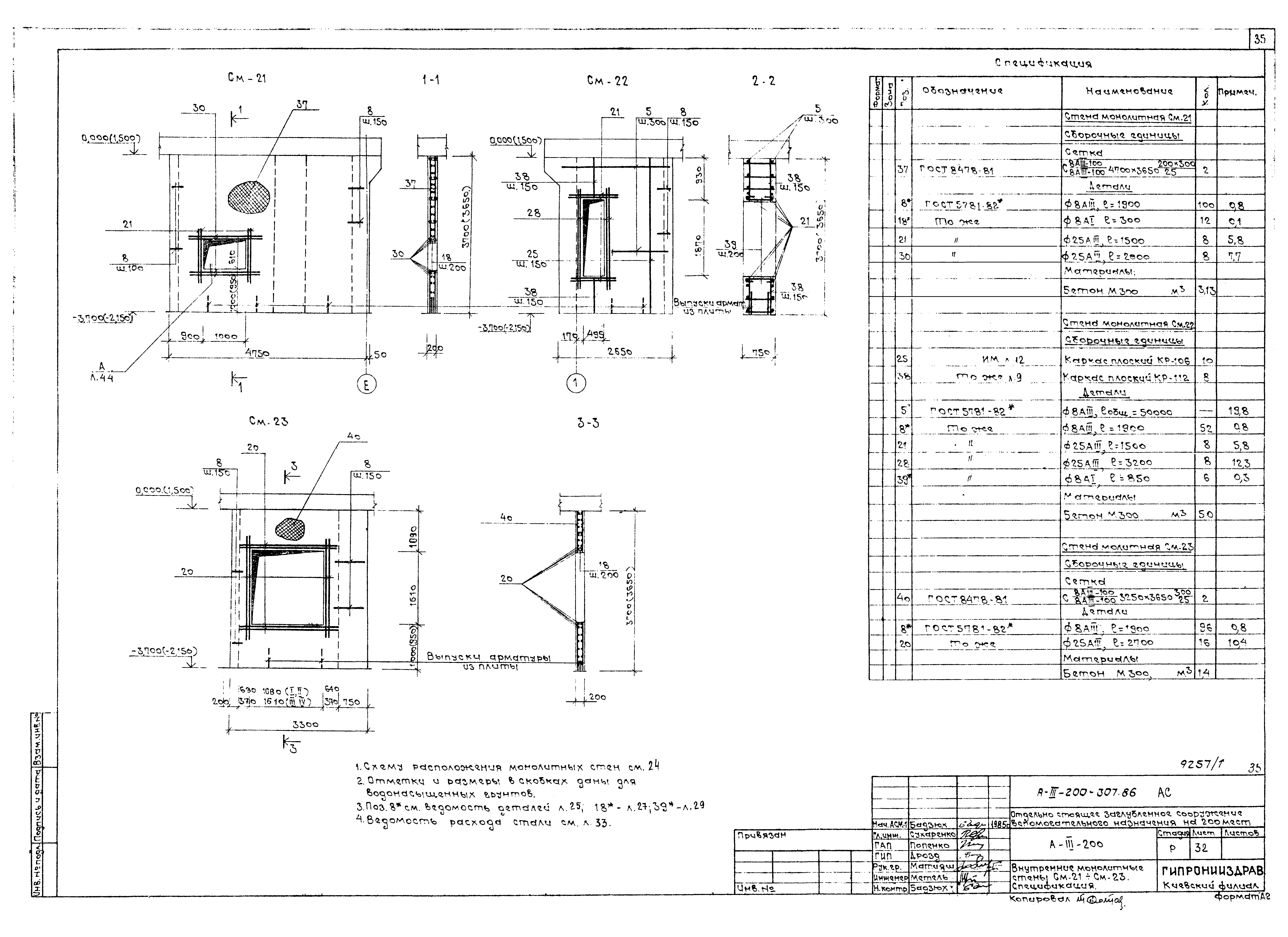 Типовой проект А-III-200-307.86