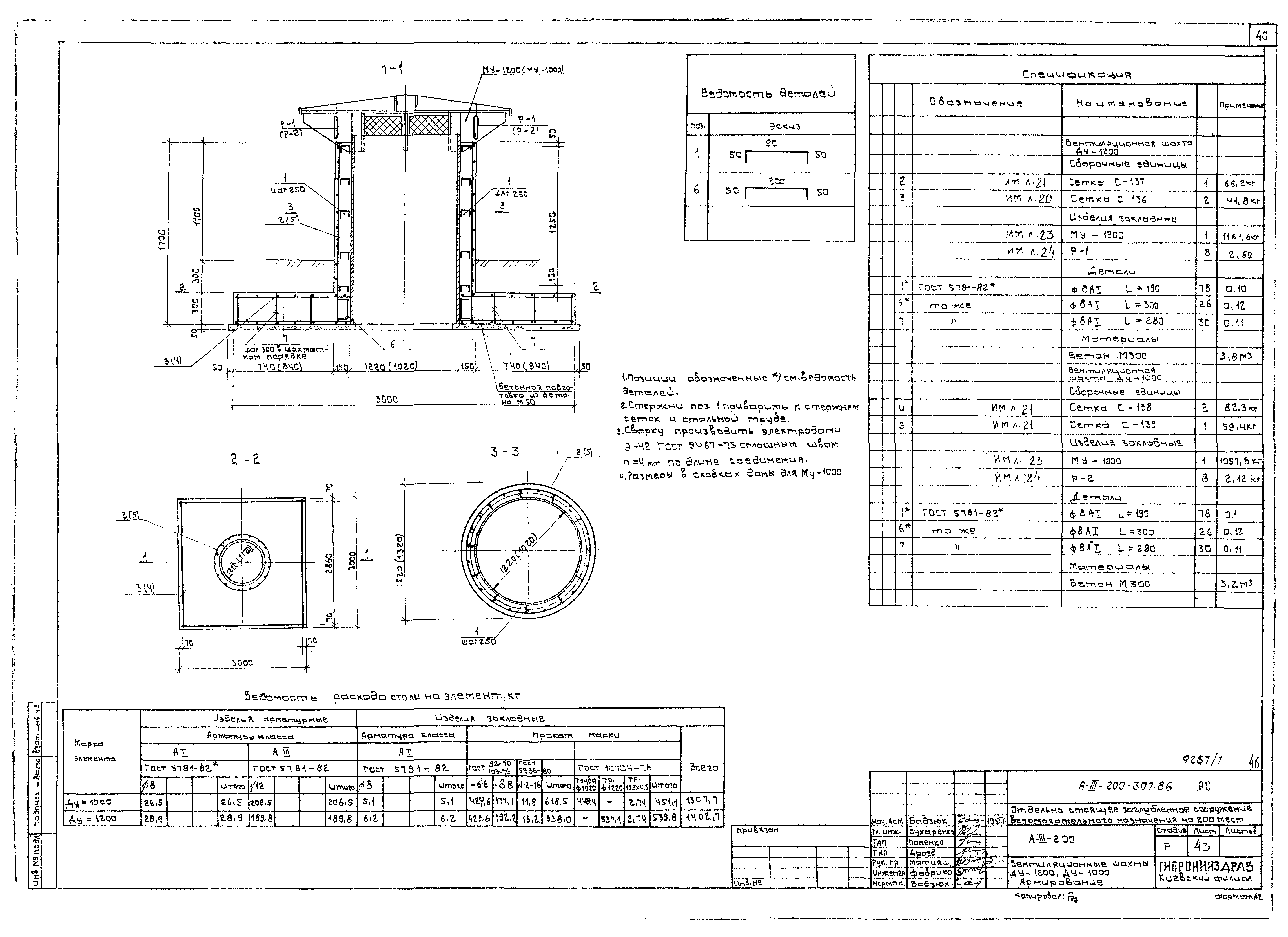 Типовой проект А-III-200-307.86