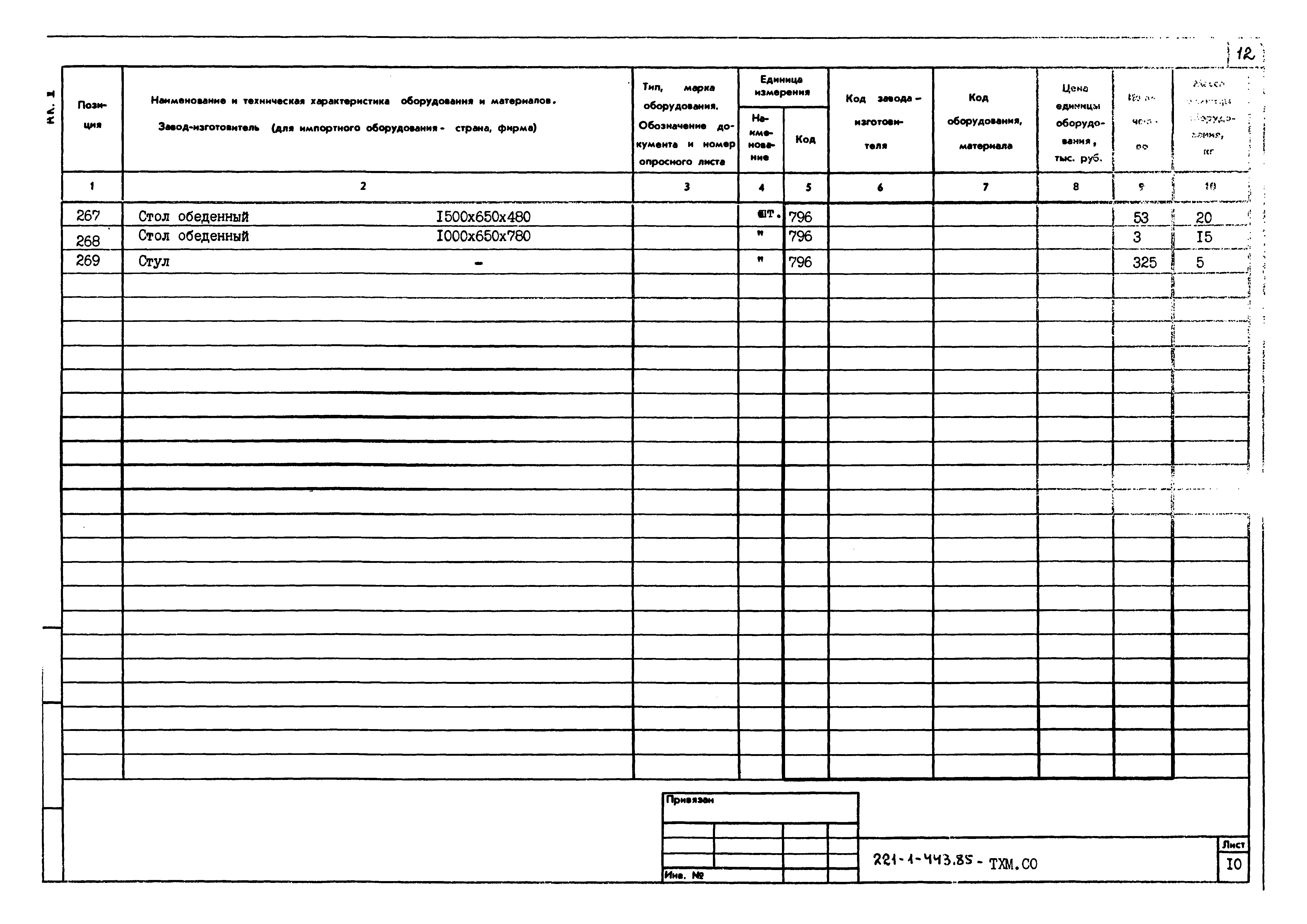 Типовой проект 221-1-443.85
