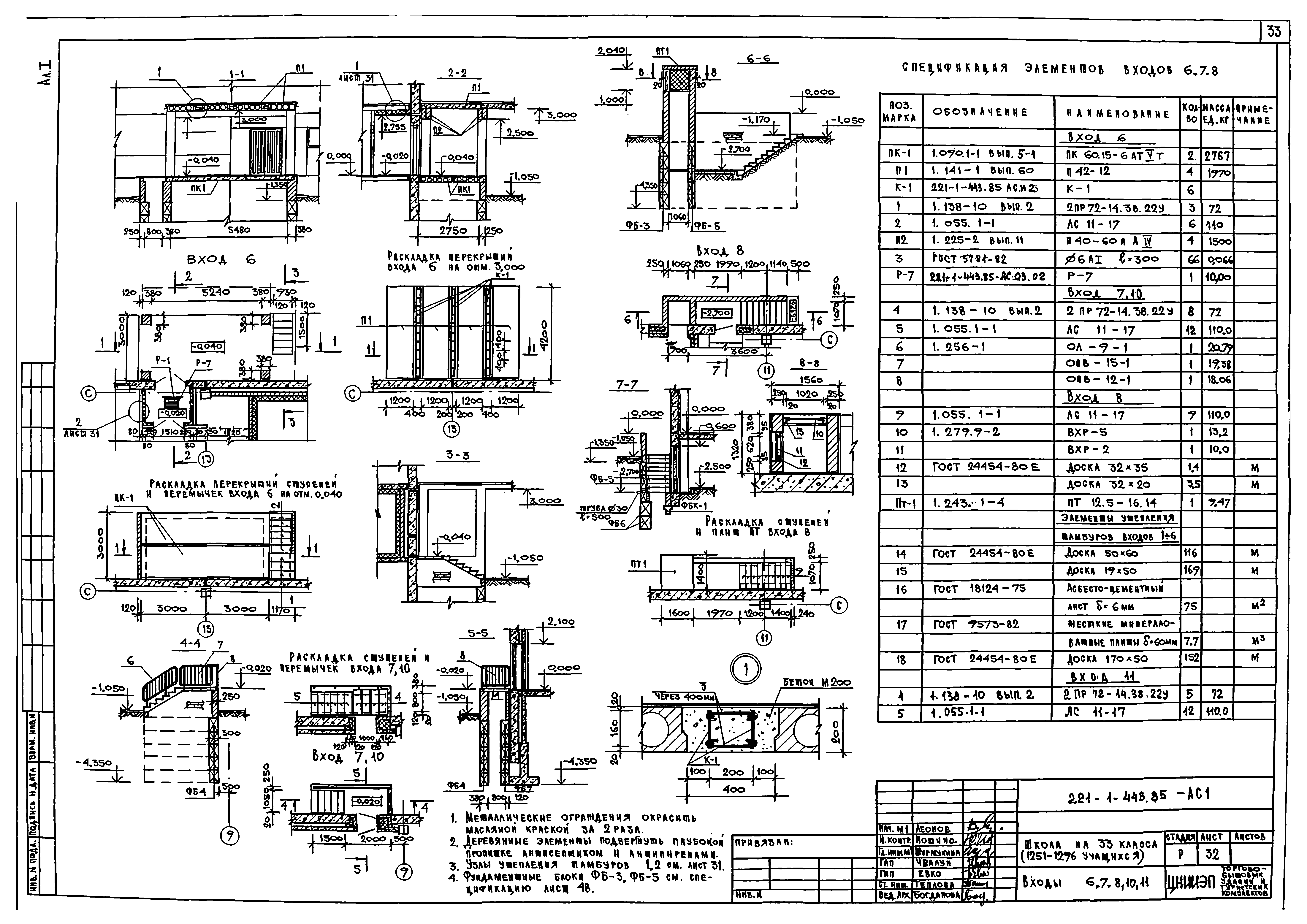 Типовой проект 221-1-443.85
