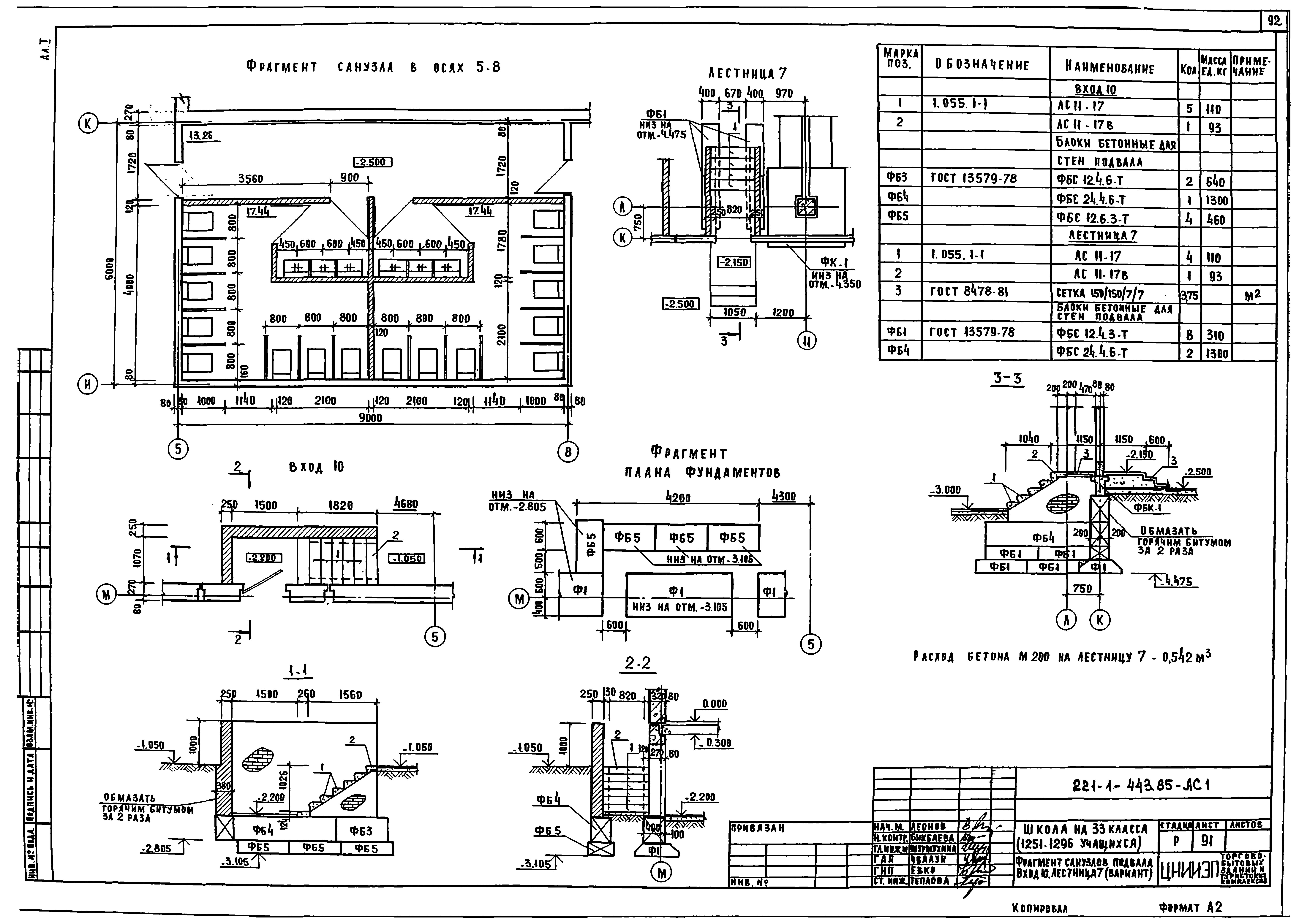 Типовой проект 221-1-443.85