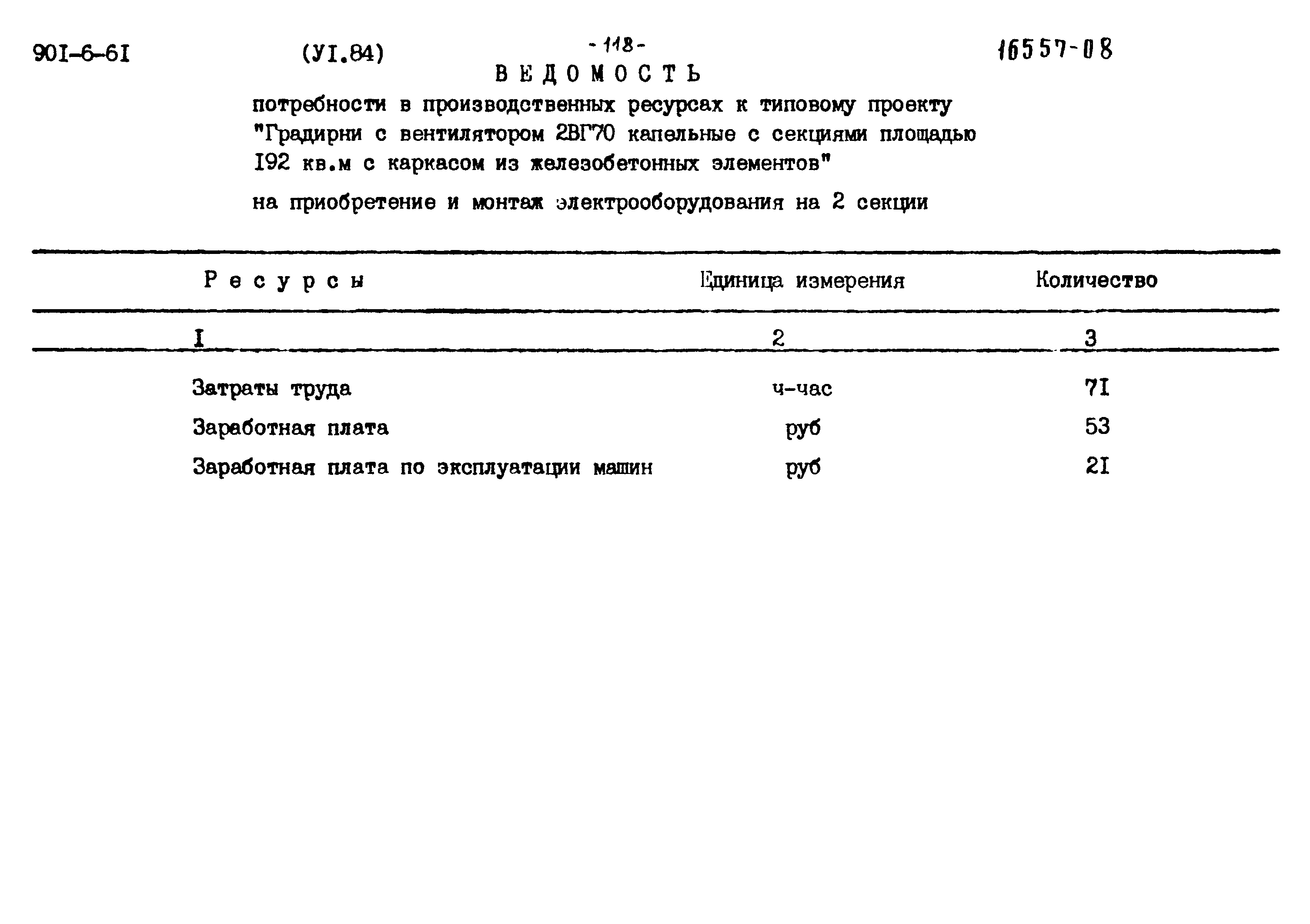 Типовой проект 901-6-61