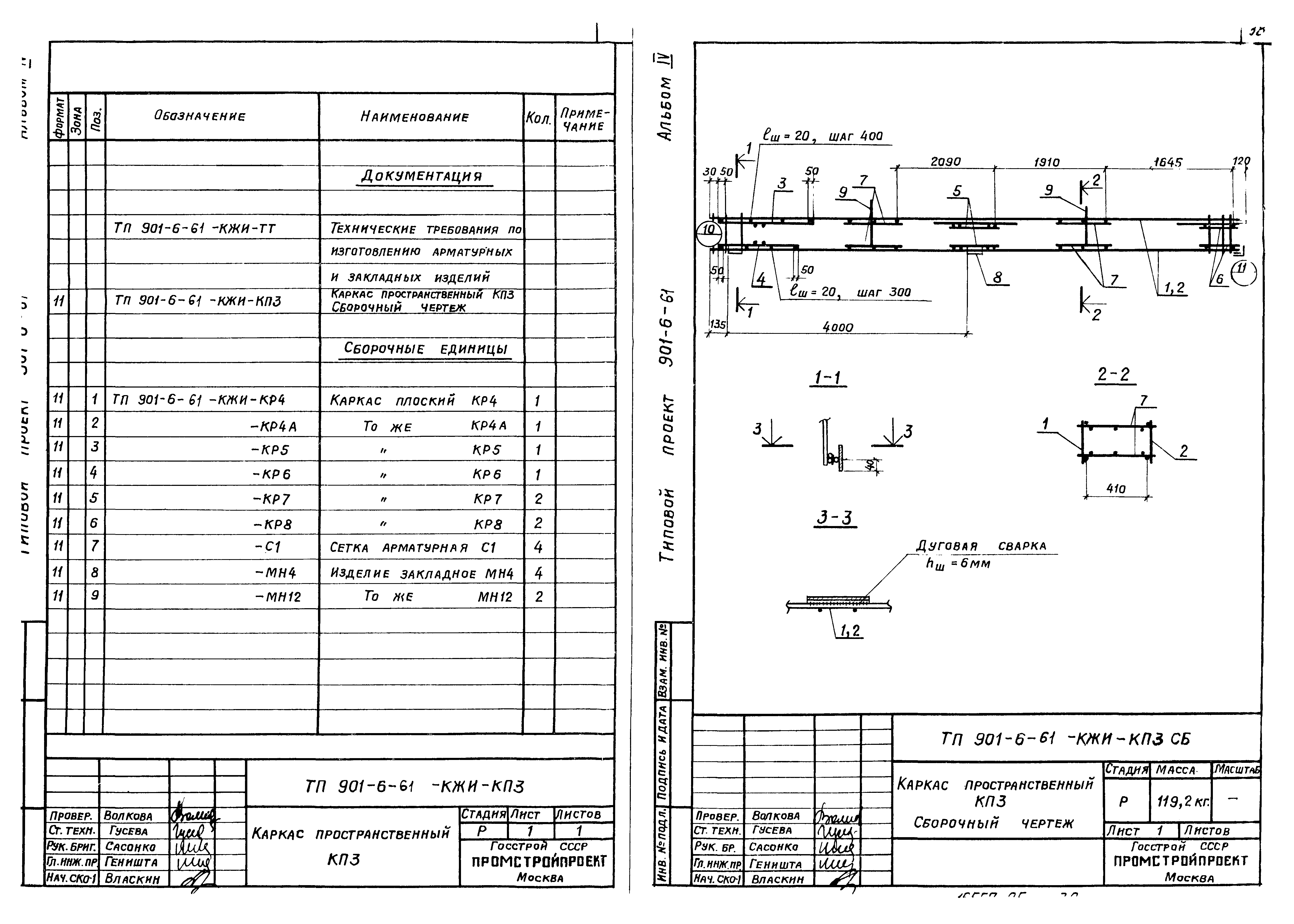 Типовой проект 901-6-61