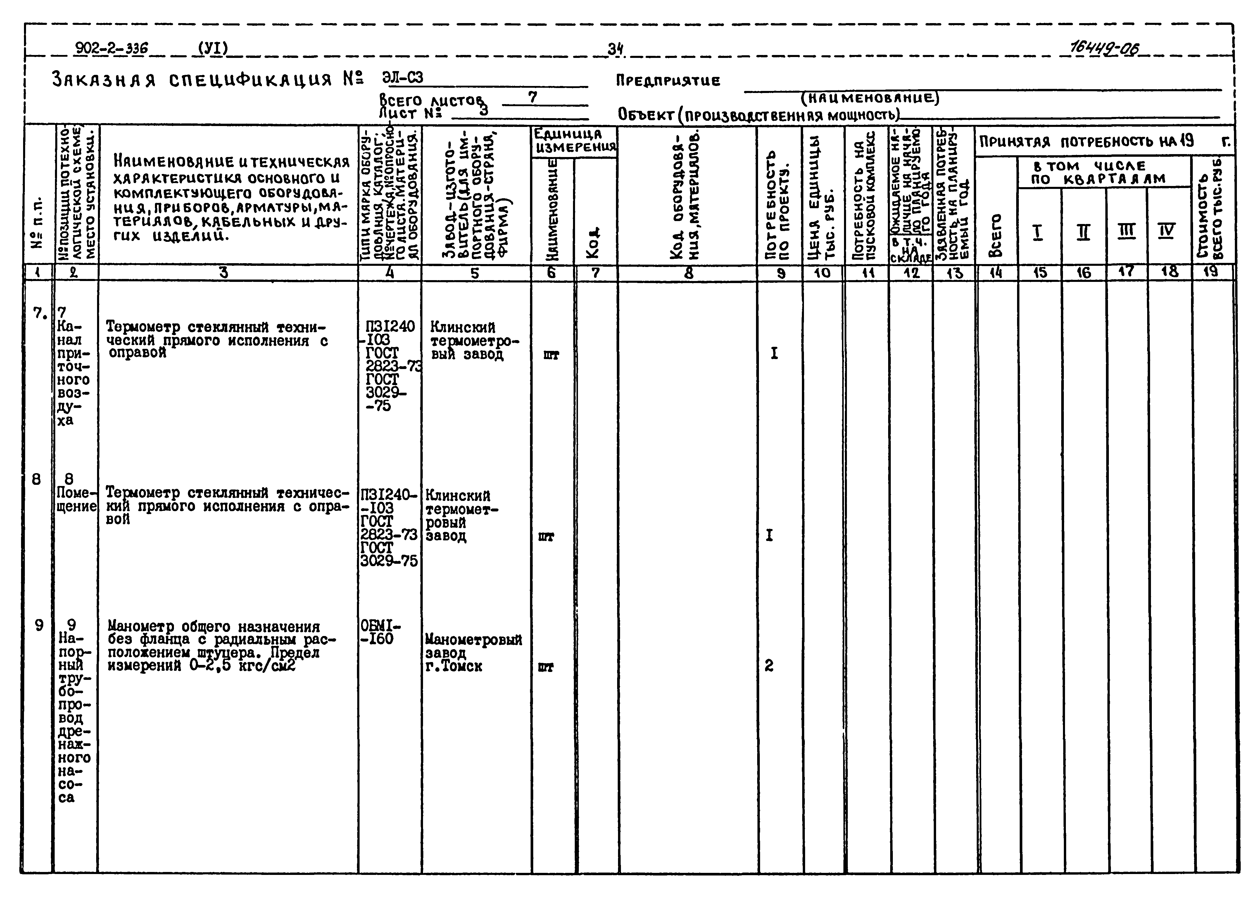 Типовой проект 902-2-336