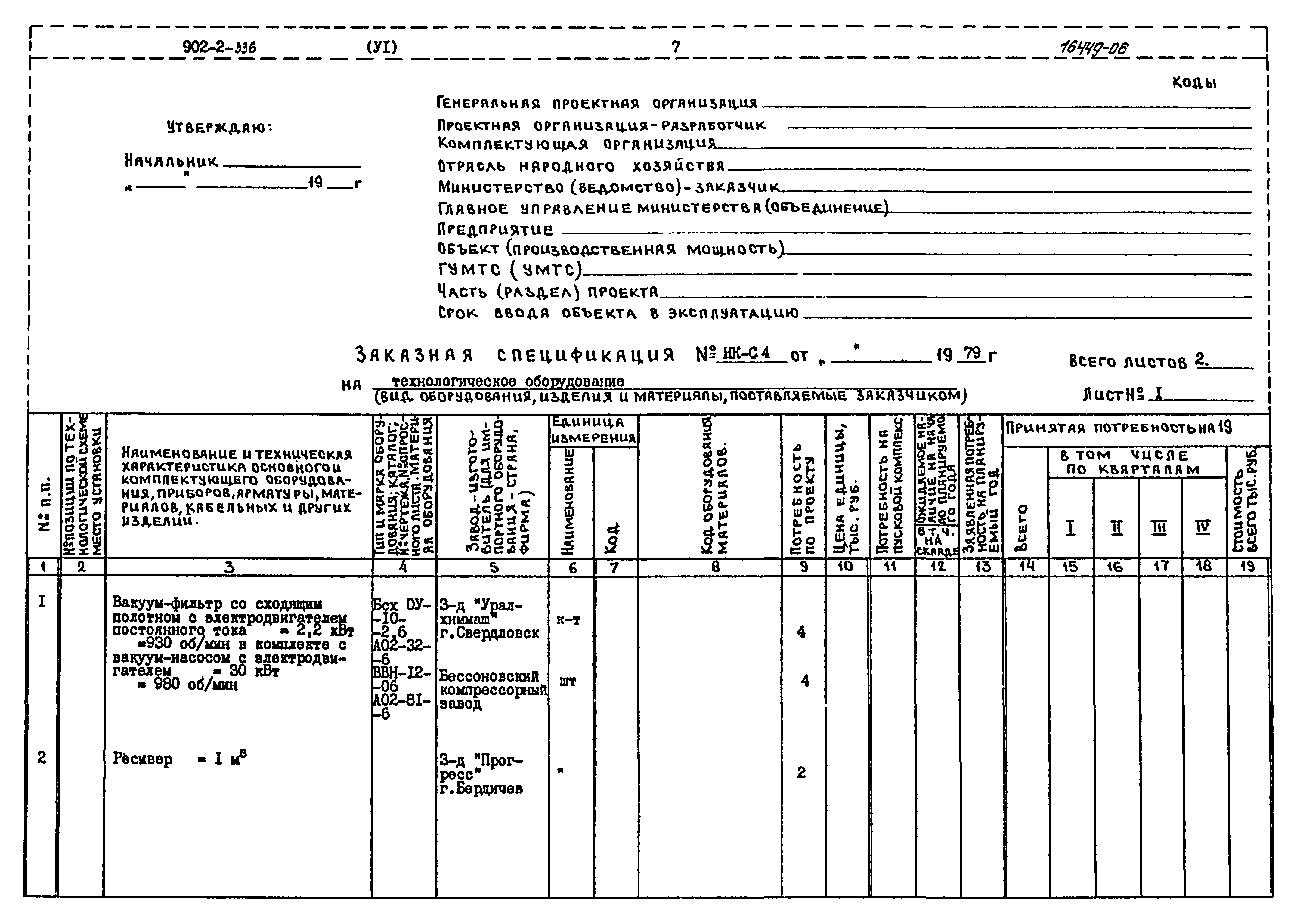 Типовой проект 902-2-336