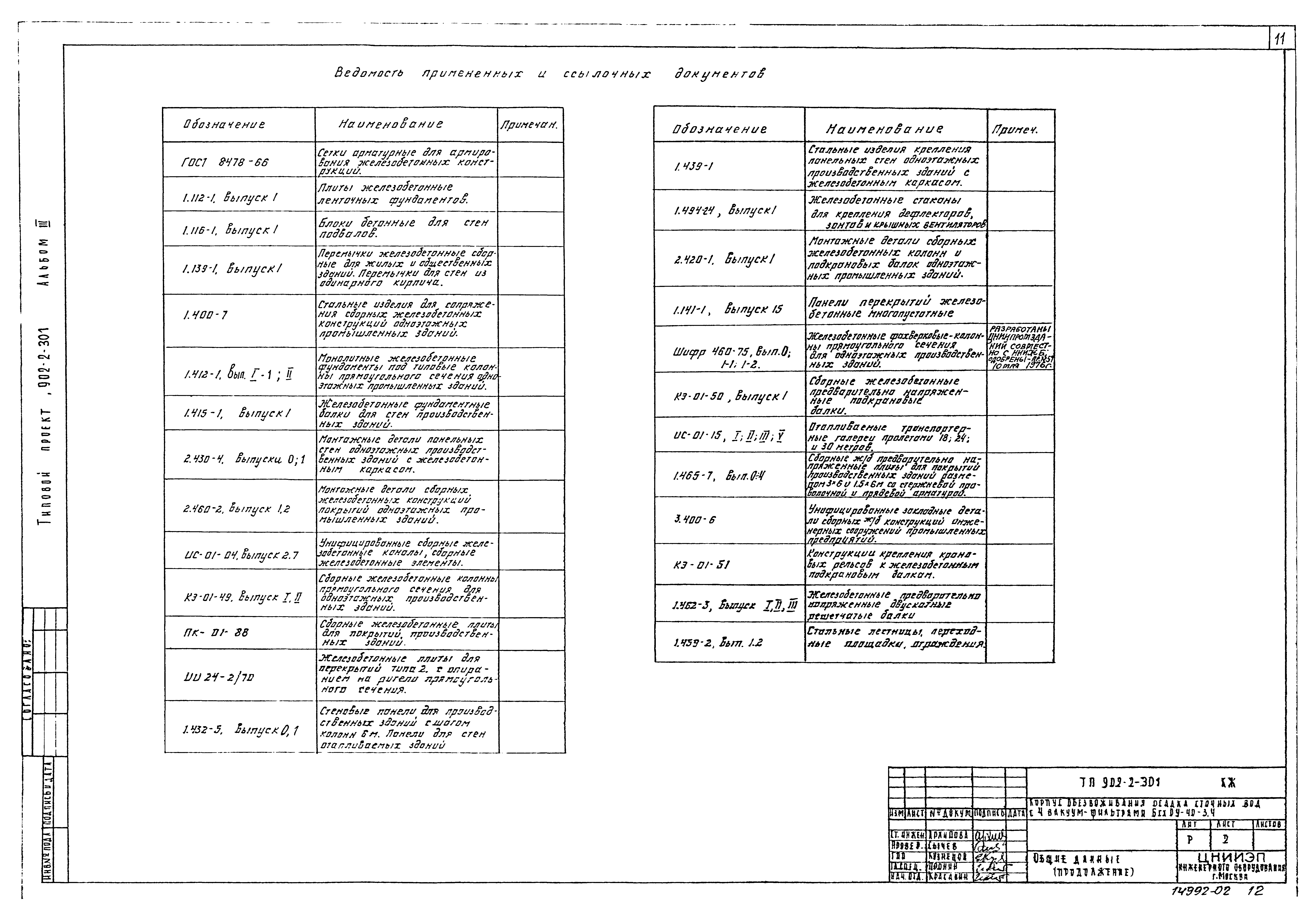 Типовой проект 902-2-301