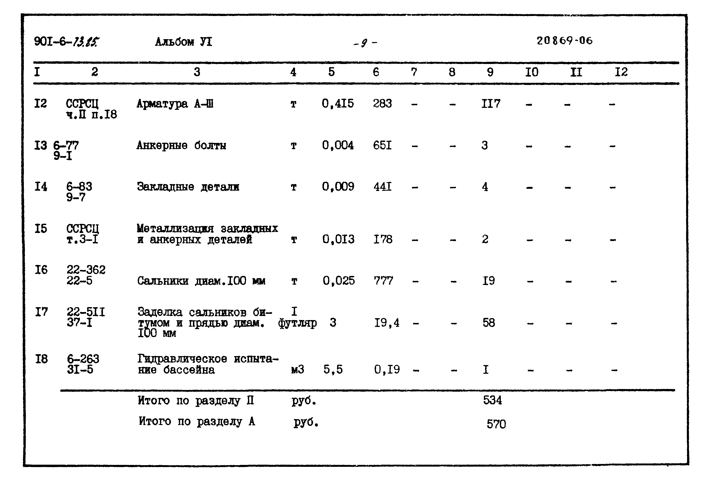 Типовой проект 901-6-73.85