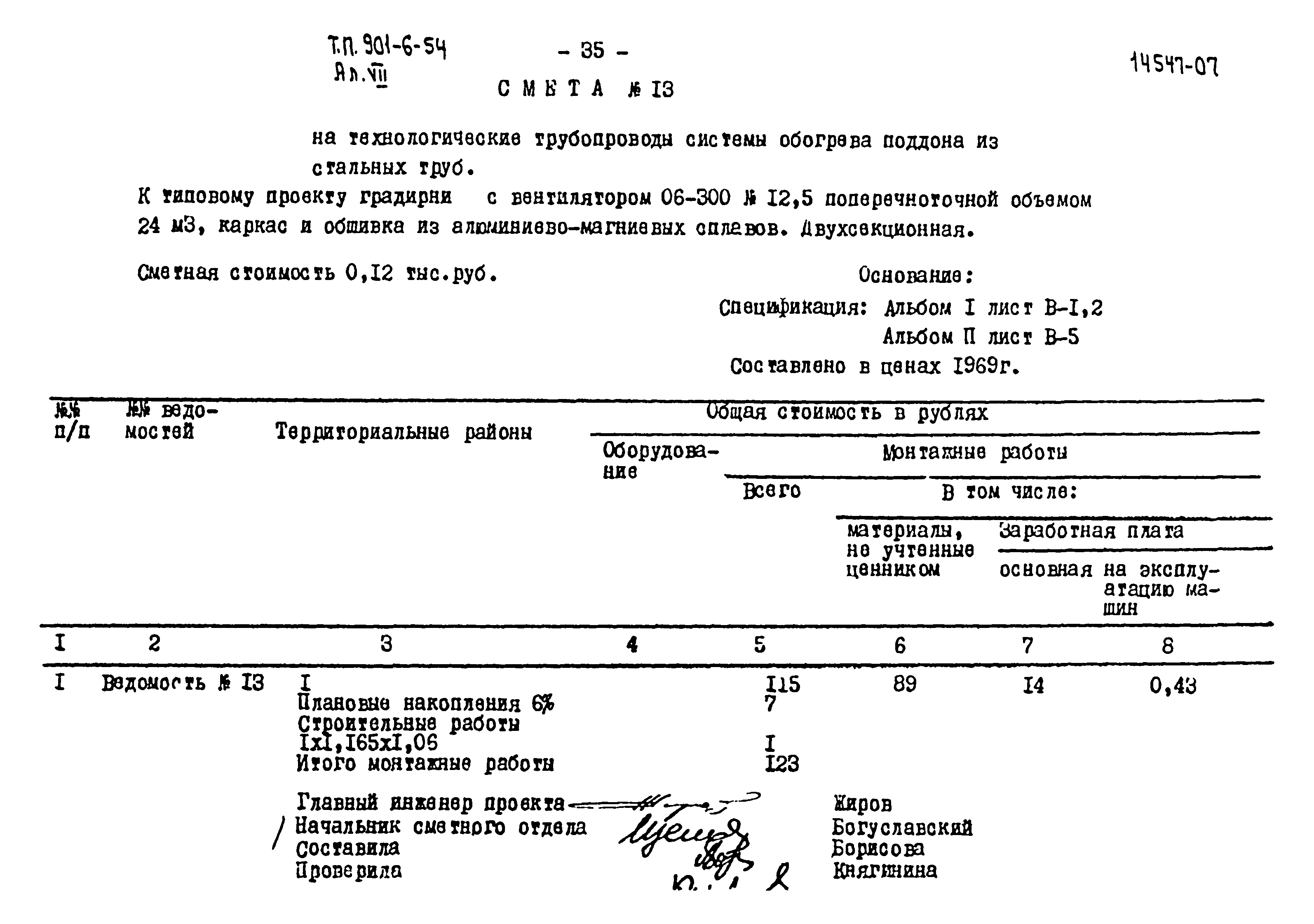 Типовой проект 901-6-54