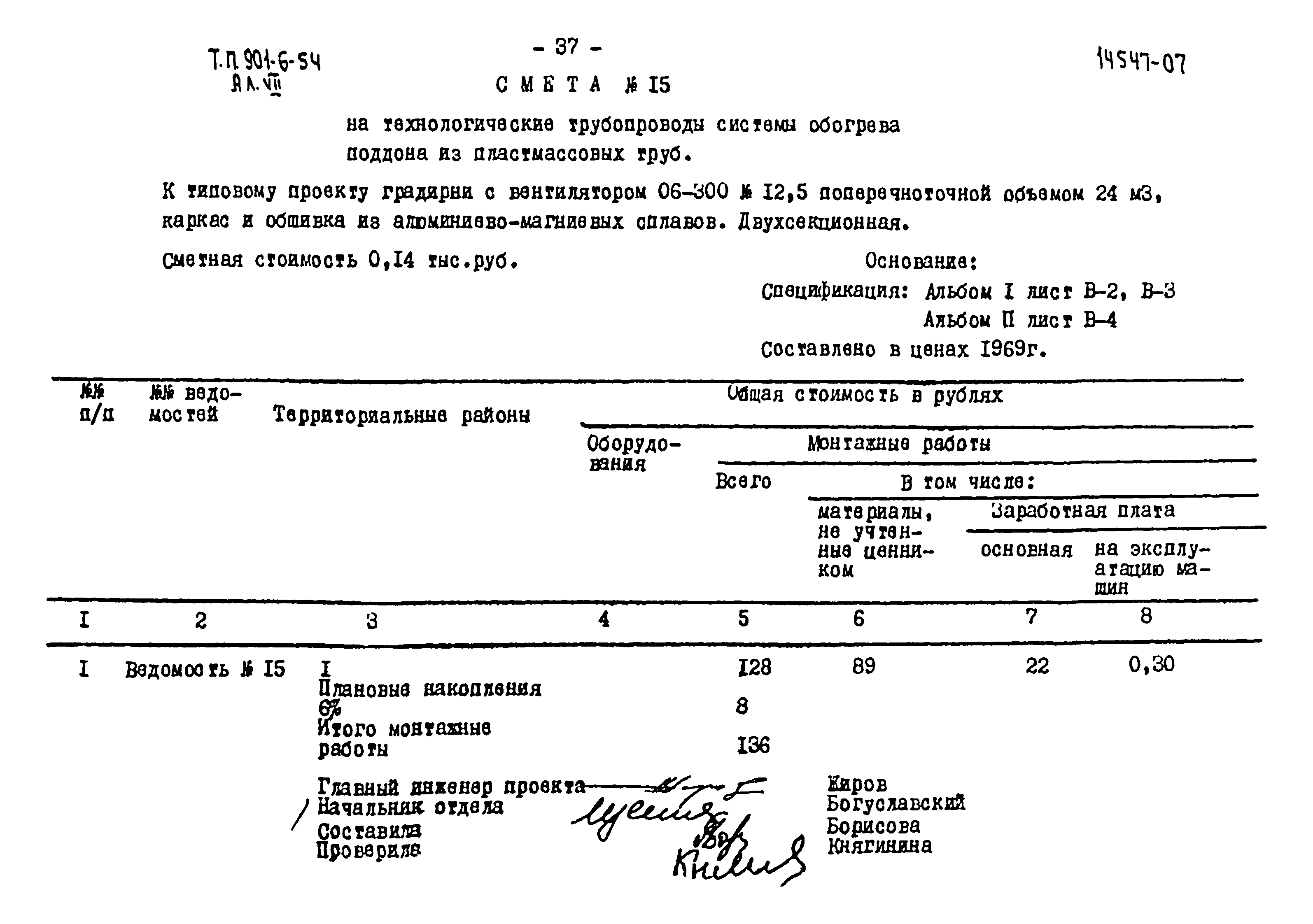 Типовой проект 901-6-54