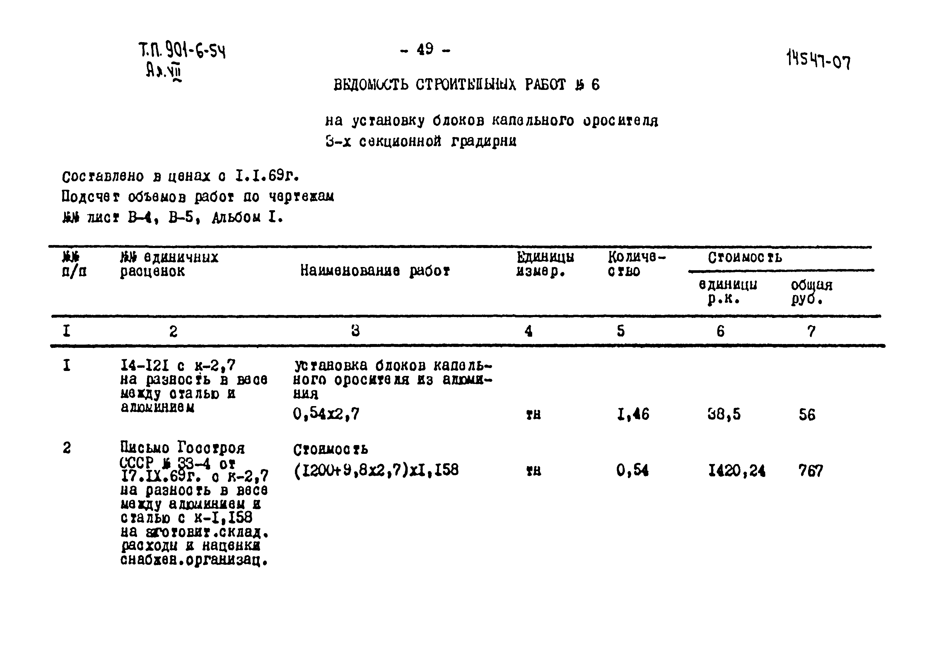 Типовой проект 901-6-54