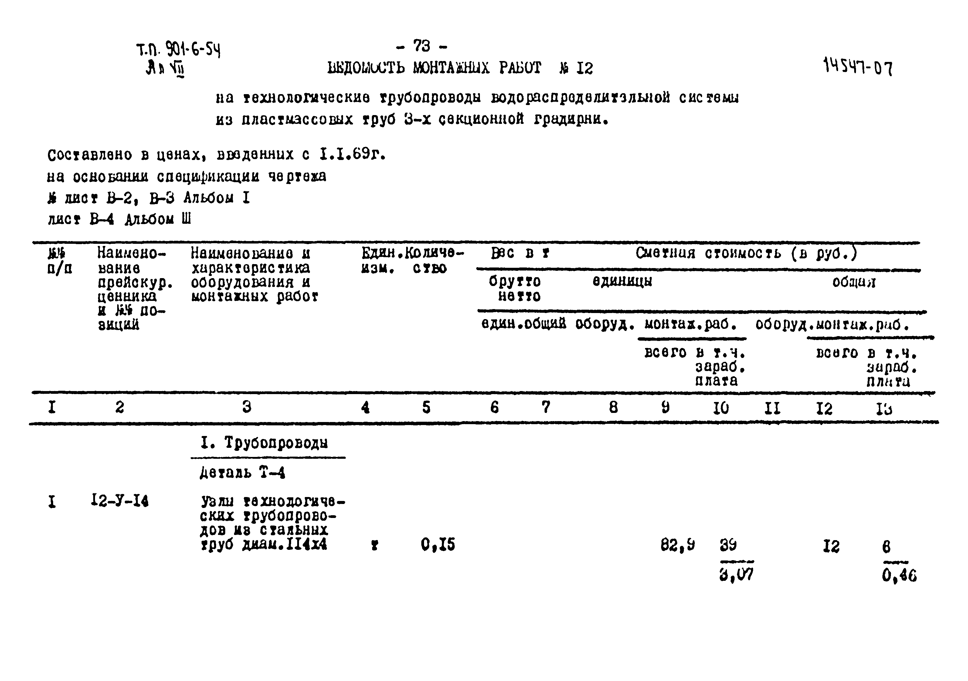 Типовой проект 901-6-54