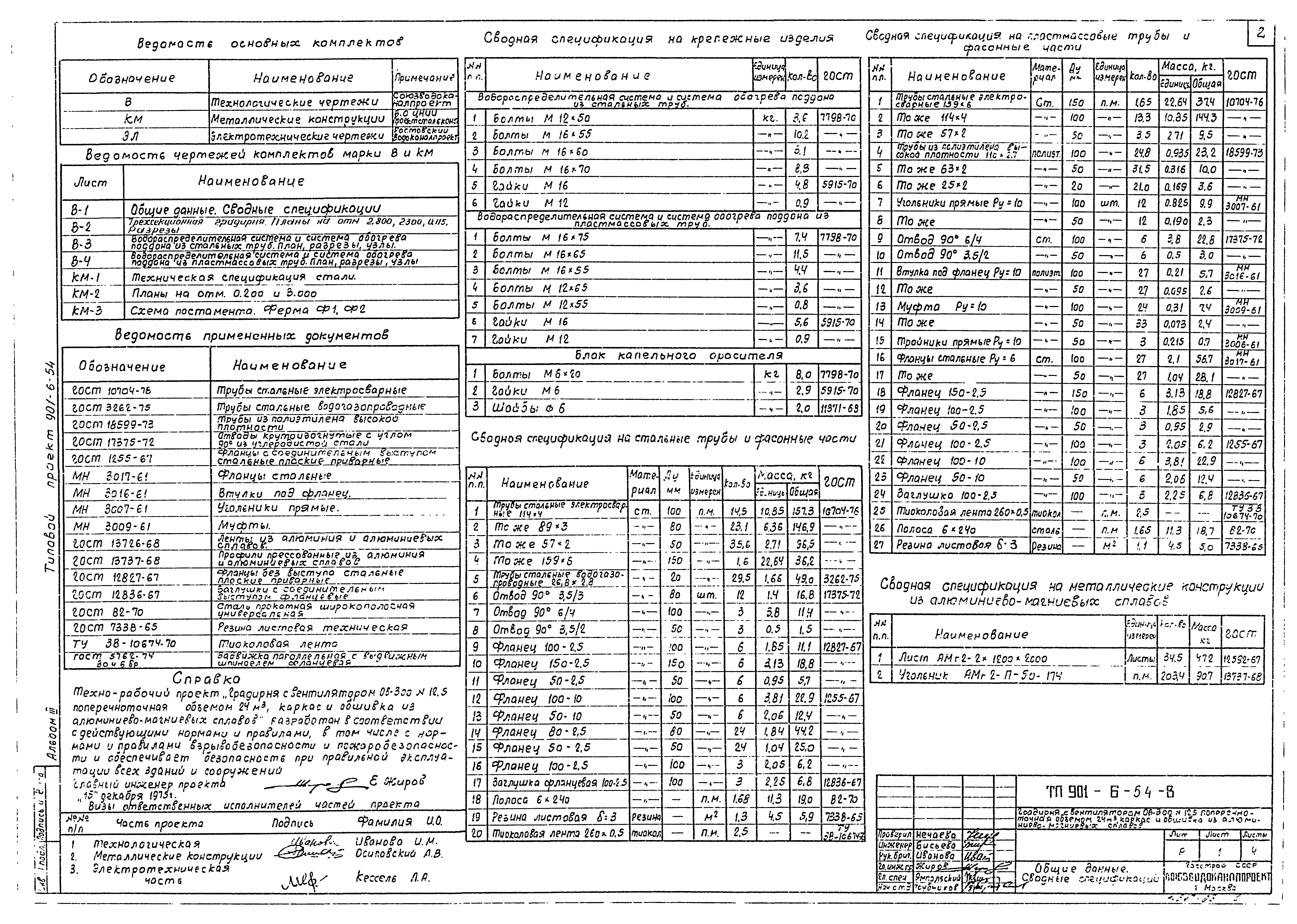 Типовой проект 901-6-54