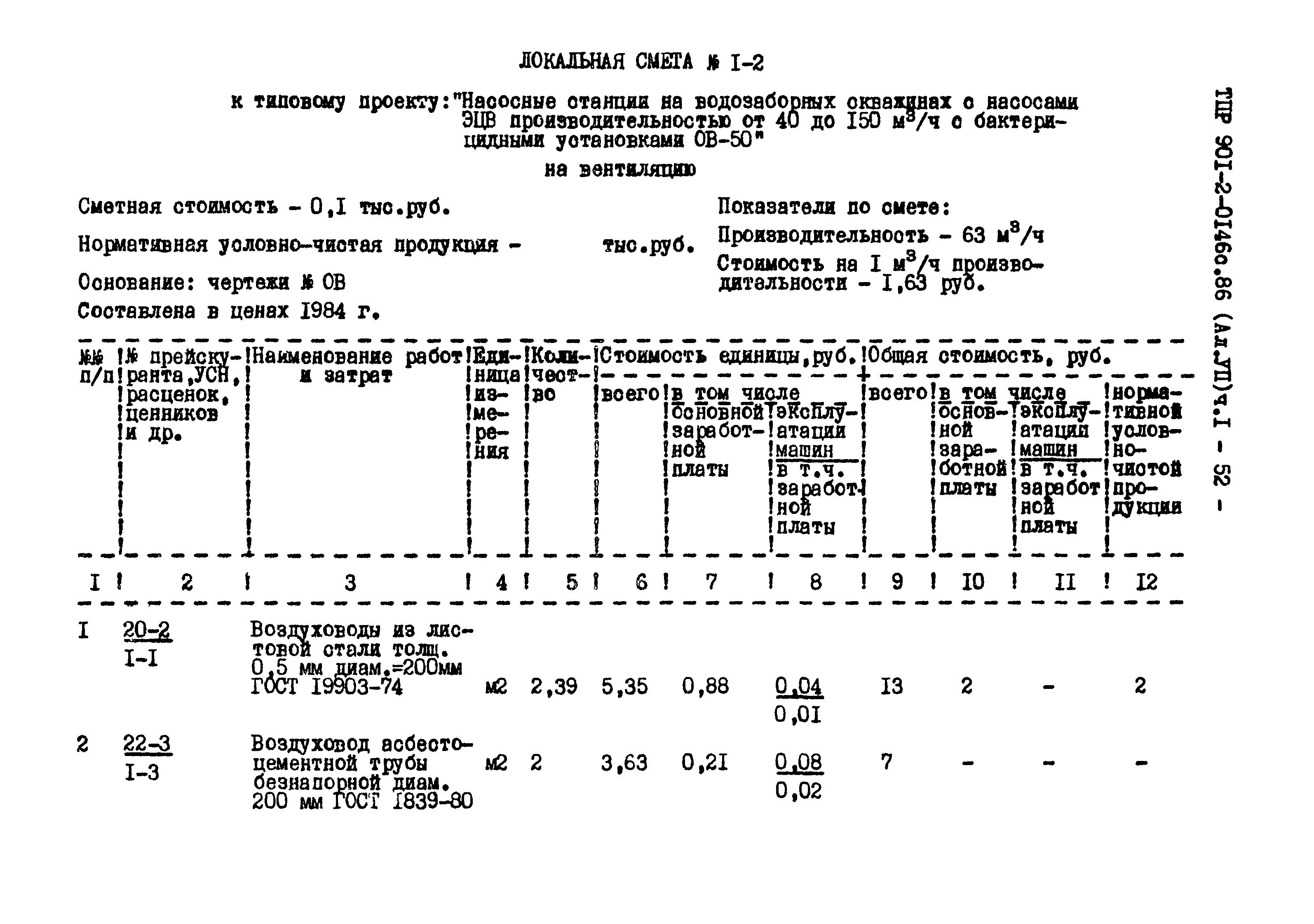 Типовые проектные решения 901-2-0146с.86