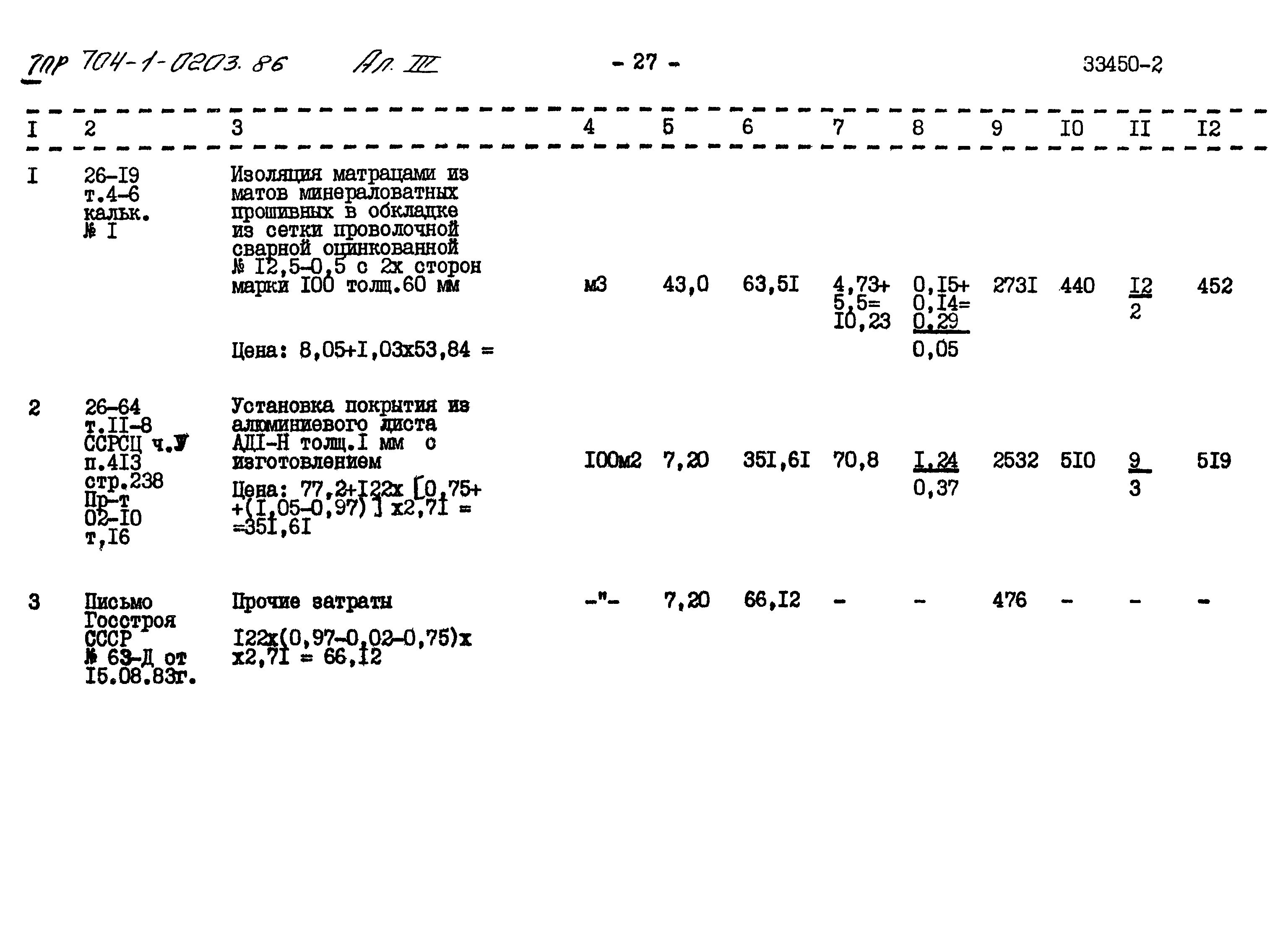 Типовые проектные решения 704-1-0203.86