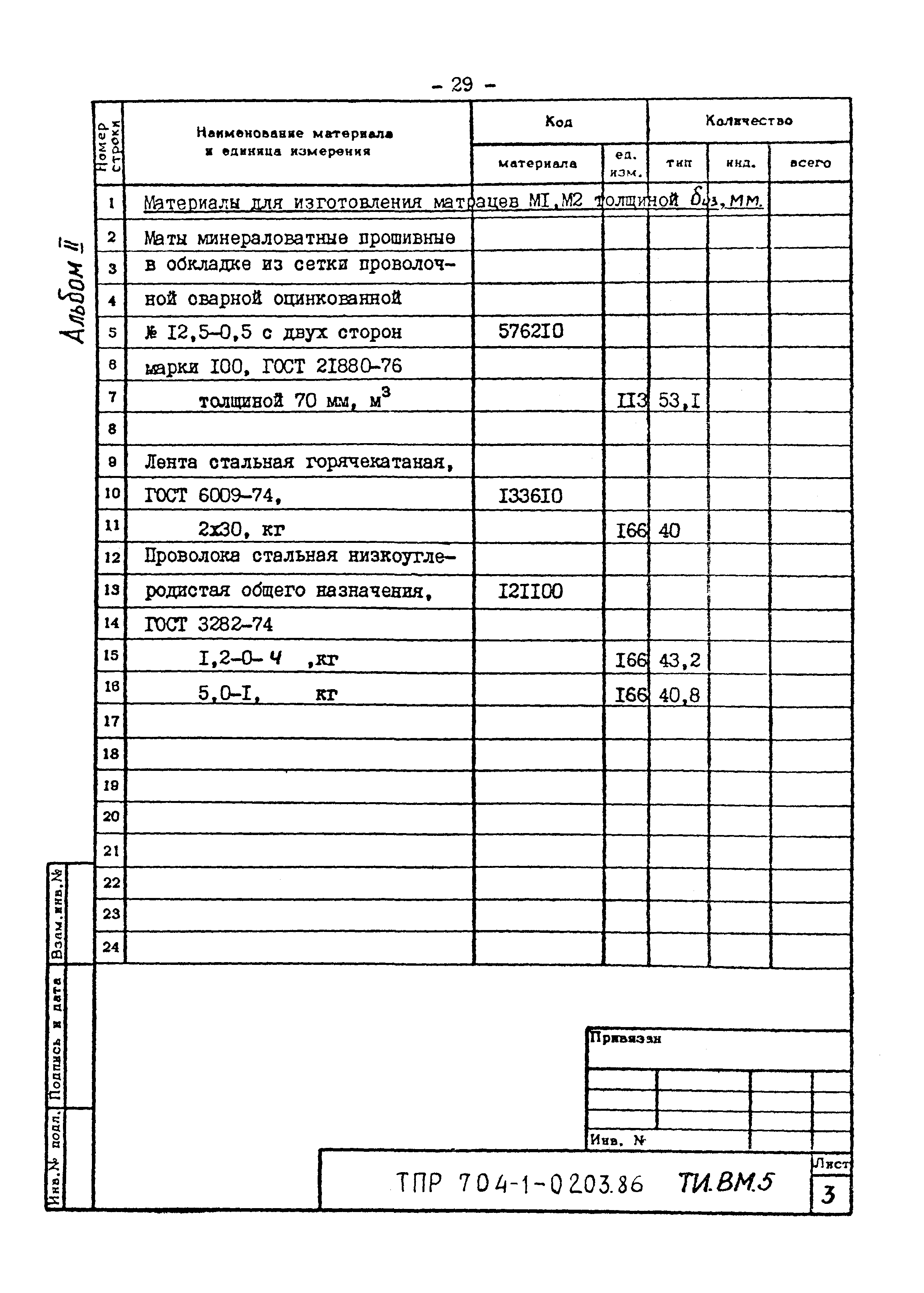 Типовые проектные решения 704-1-0203.86