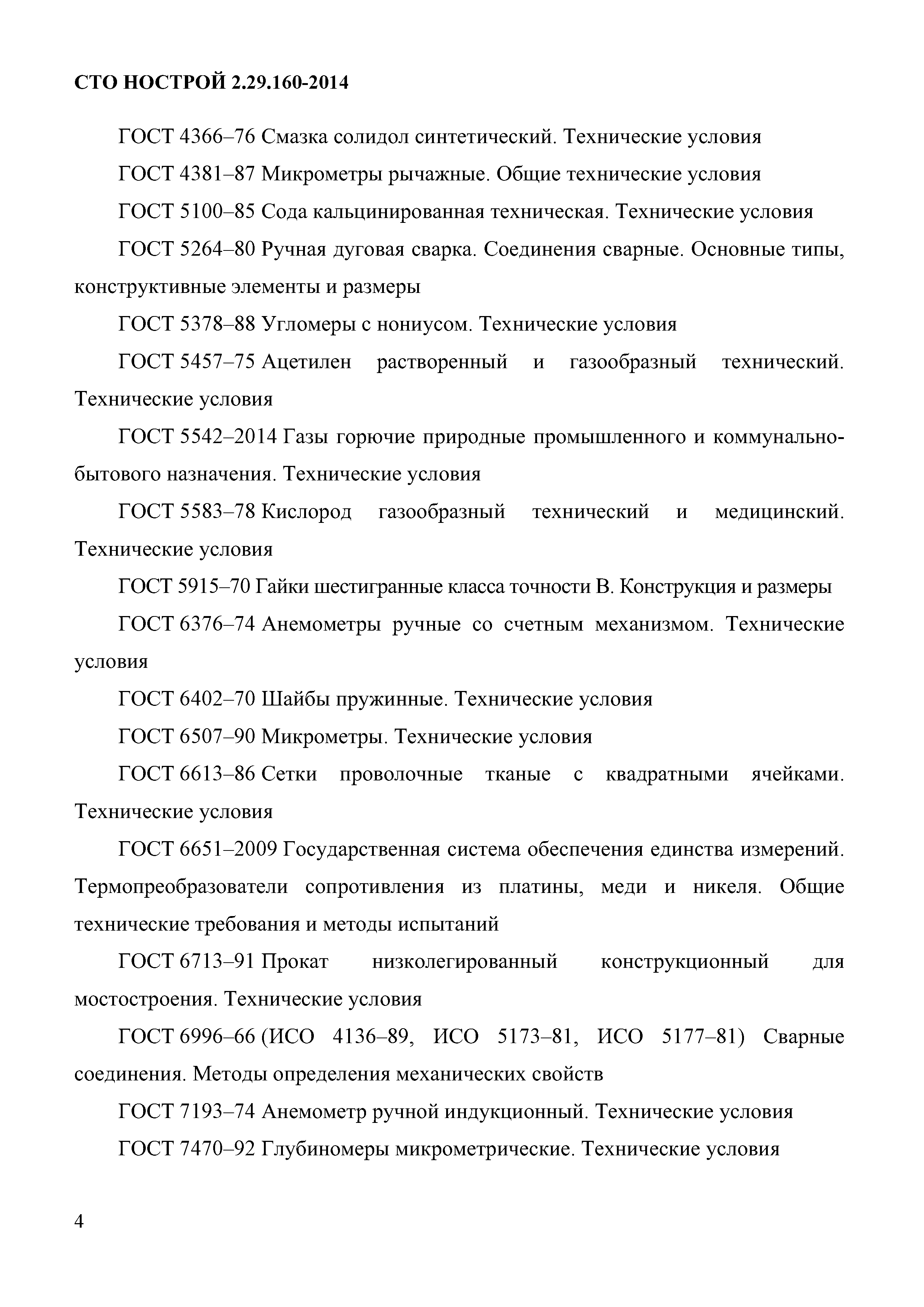 СТО НОСТРОЙ 2.29.160-2014