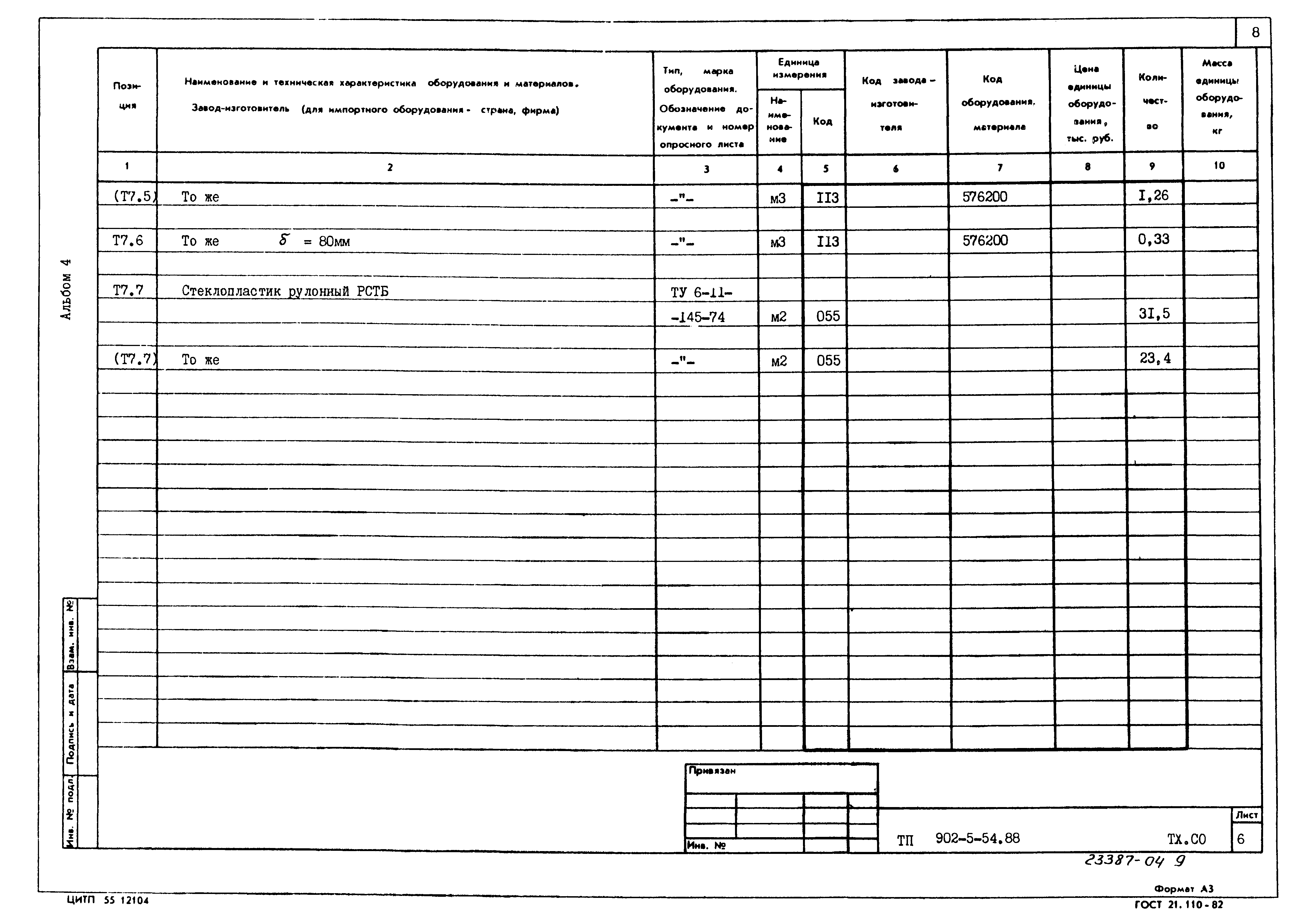 Типовой проект 902-5-54.88