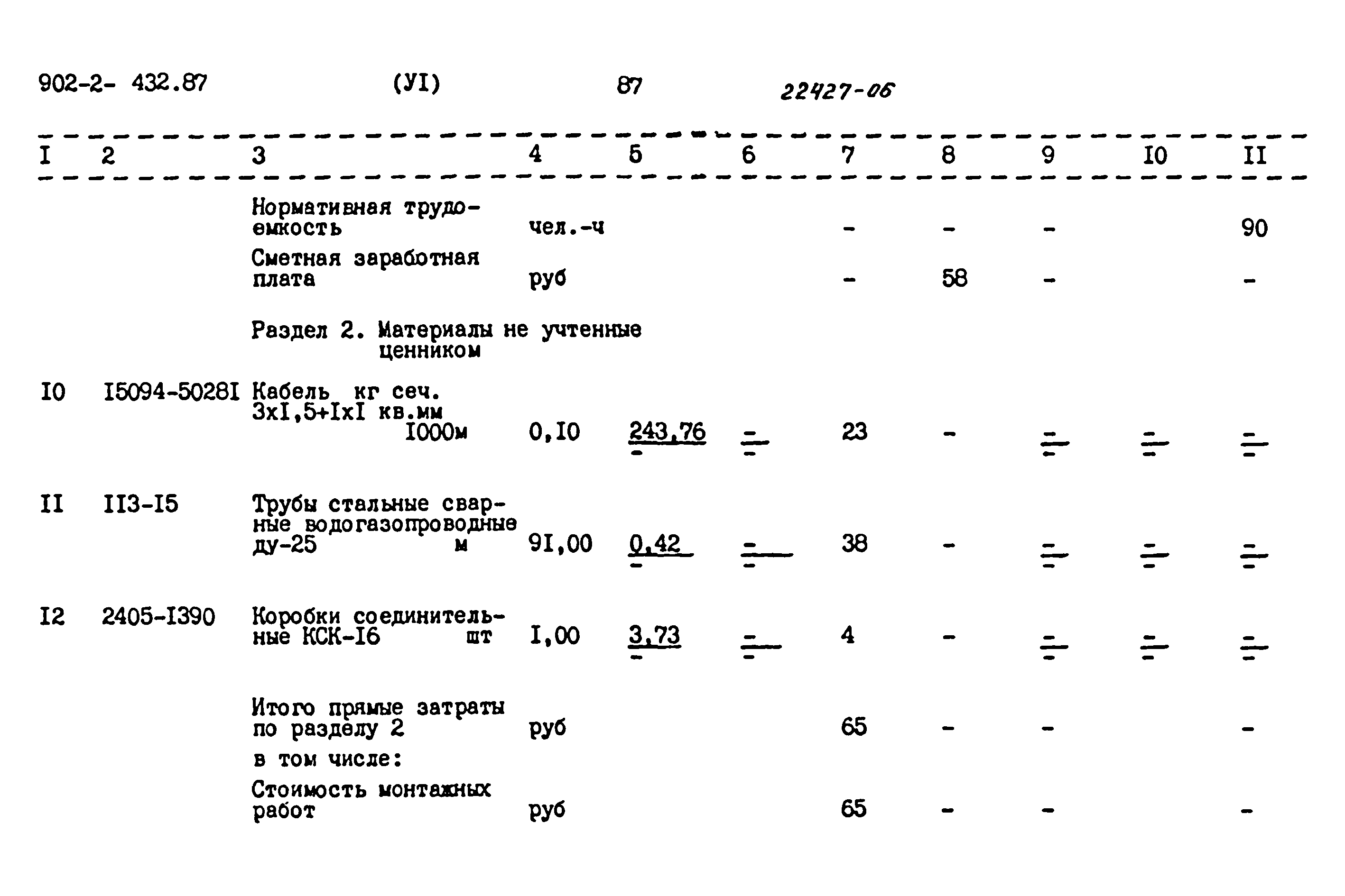 Типовой проект 902-2-432.87